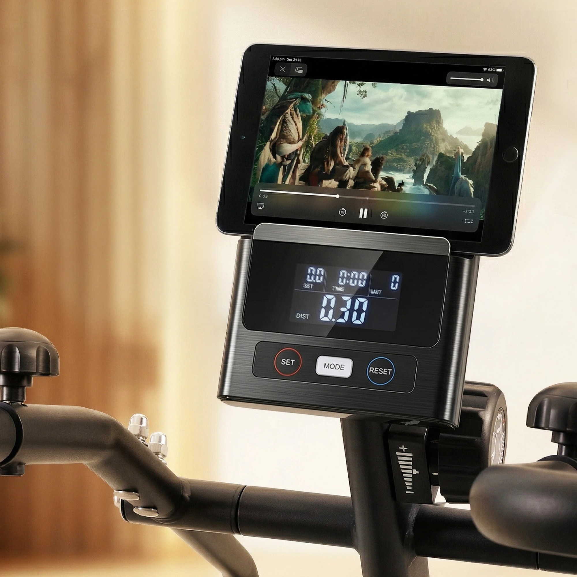 5 Everfit Exercise Bike Recumbent Cycling Magnetic Bluetooth App Connect - Black, 5 of 9