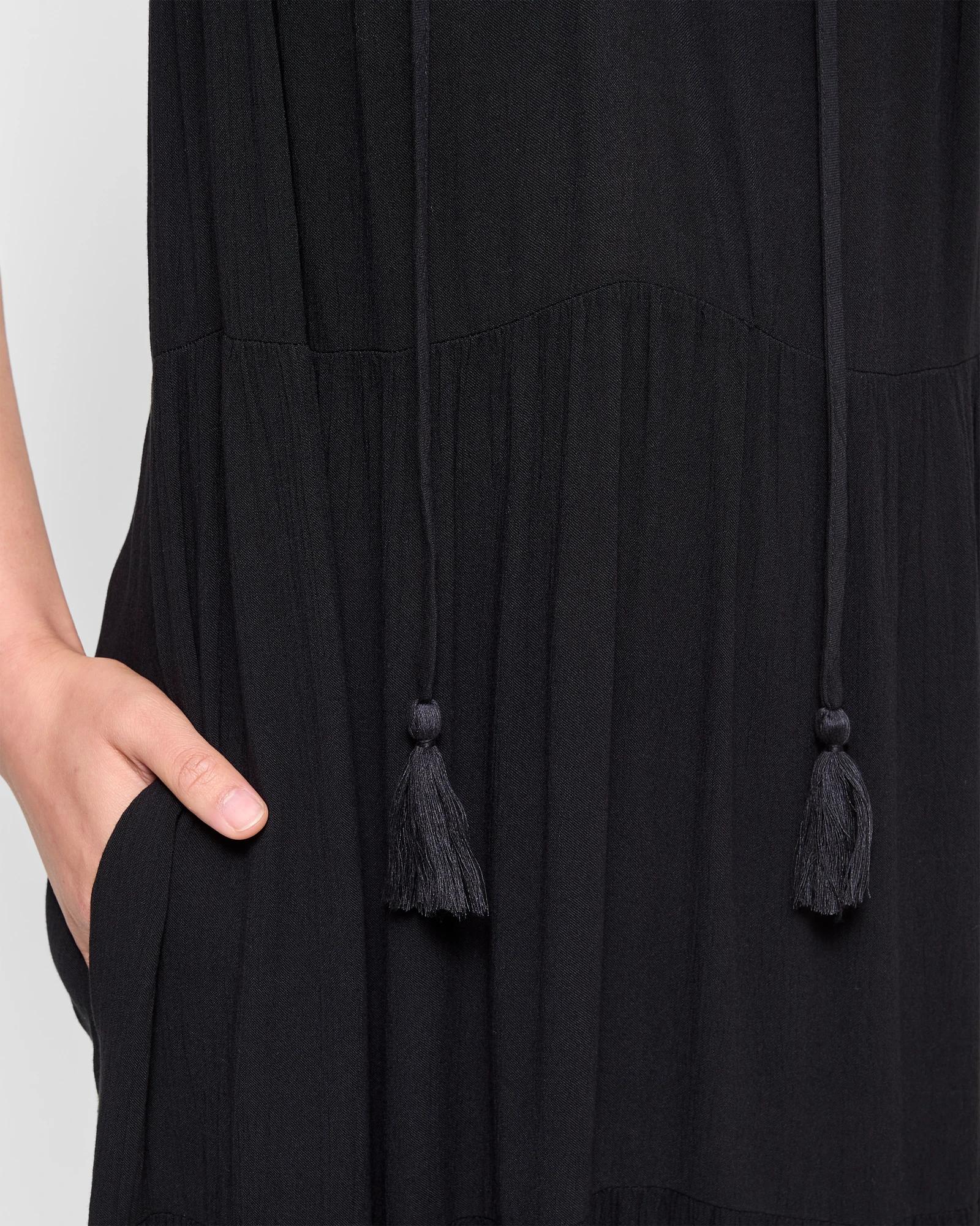 5 Target Resort Crinkle Maxi Dress BLACK, 5 of 5