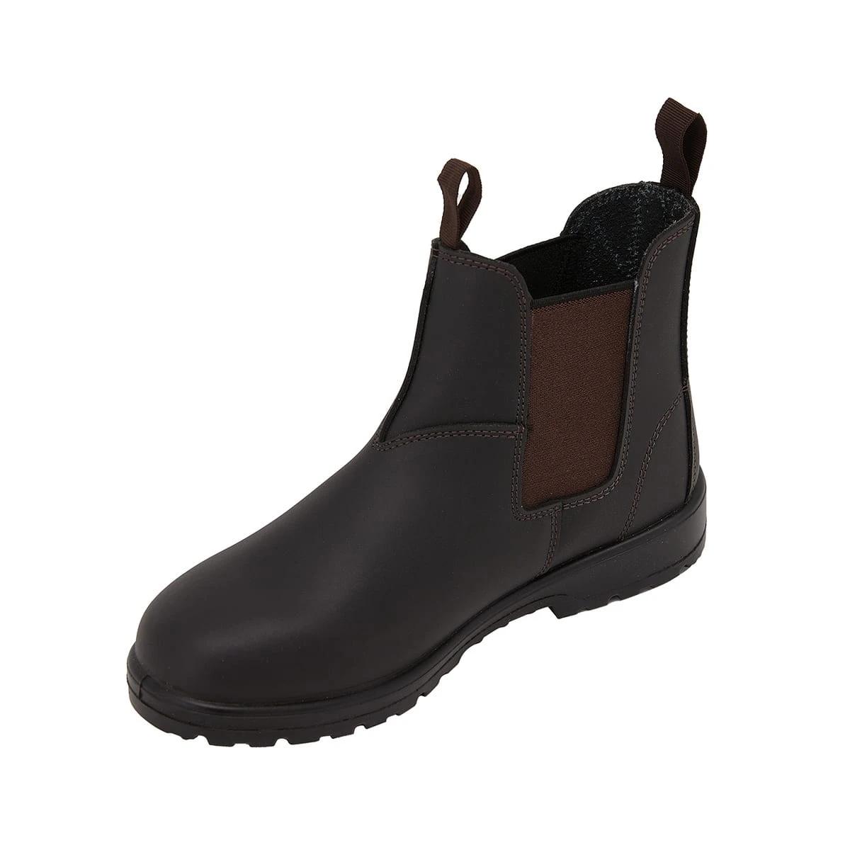 3 Slip On Utility Chelsea Boots RICH BROWN, 3 of 5