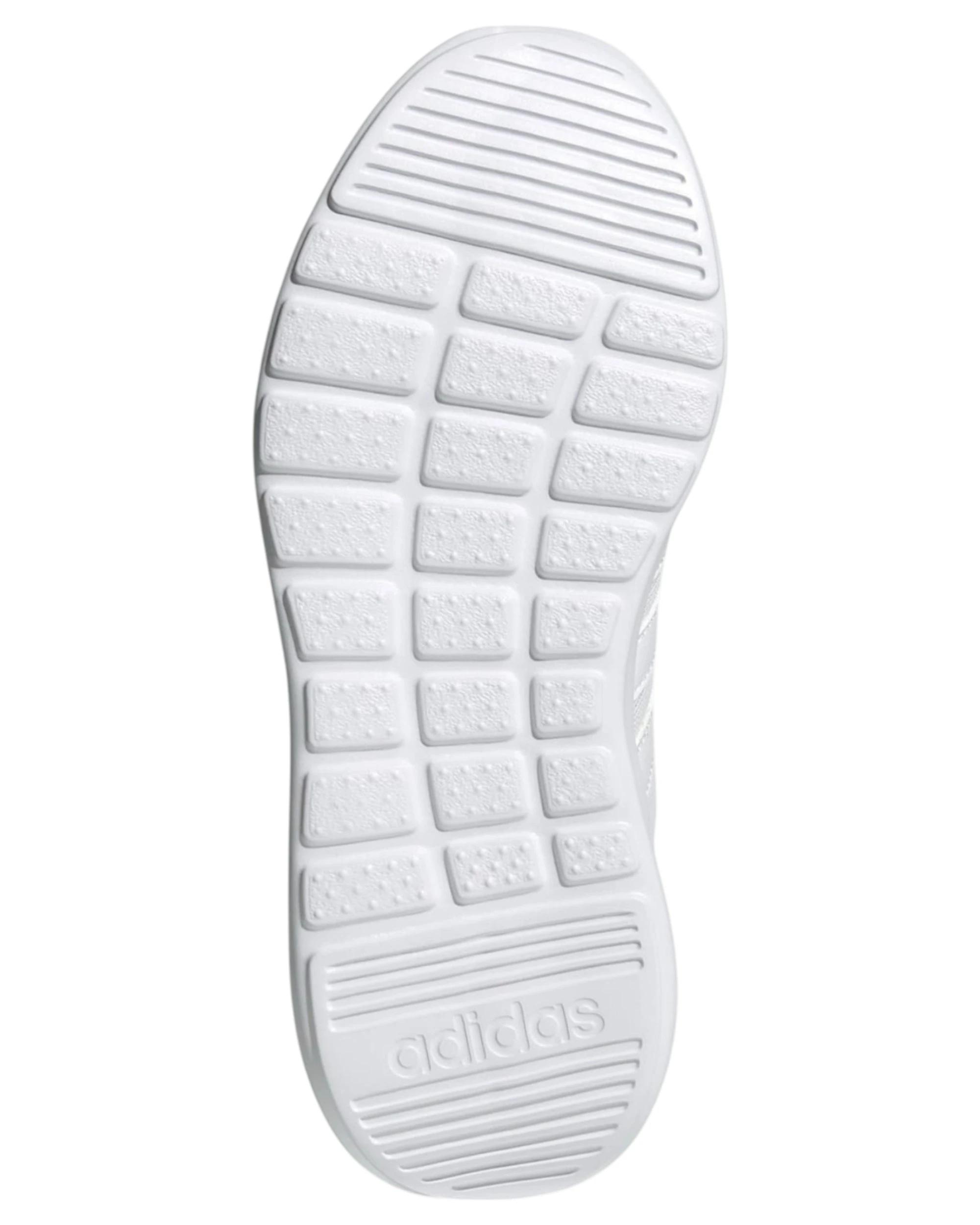 5 Adidas Womens Lite Racer 3.0 Triple White Athletic Running Shoes WHITE, 5 of 8