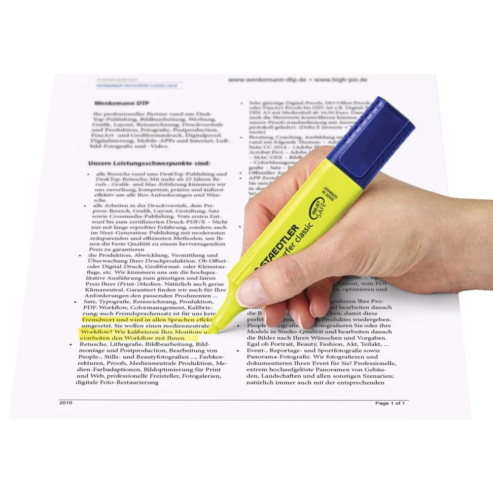 9 Staedtler Textsurfer Classic Highlighters Assorted 4 Pack, 9 of 10
