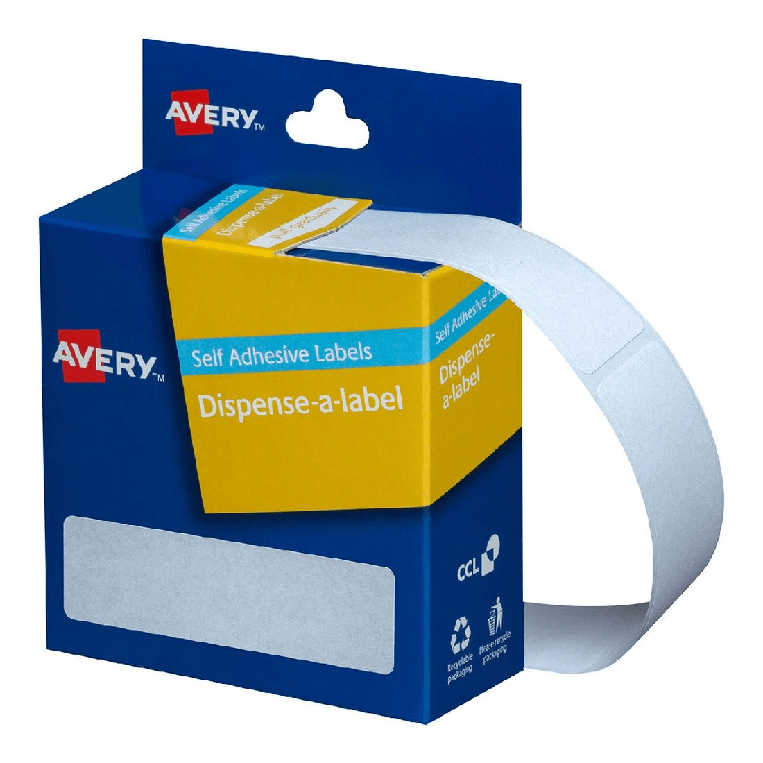 1 Avery Dispenser Labels Rectangle 19 x 64mm White 280 Pack, 1 of 2