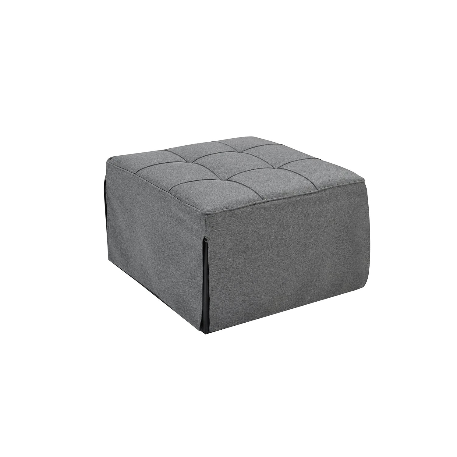 4 Foret 1-seater Sofa Bed Lounge Ottoman Adjustable Couch Recliner Light Grey, 4 of 8