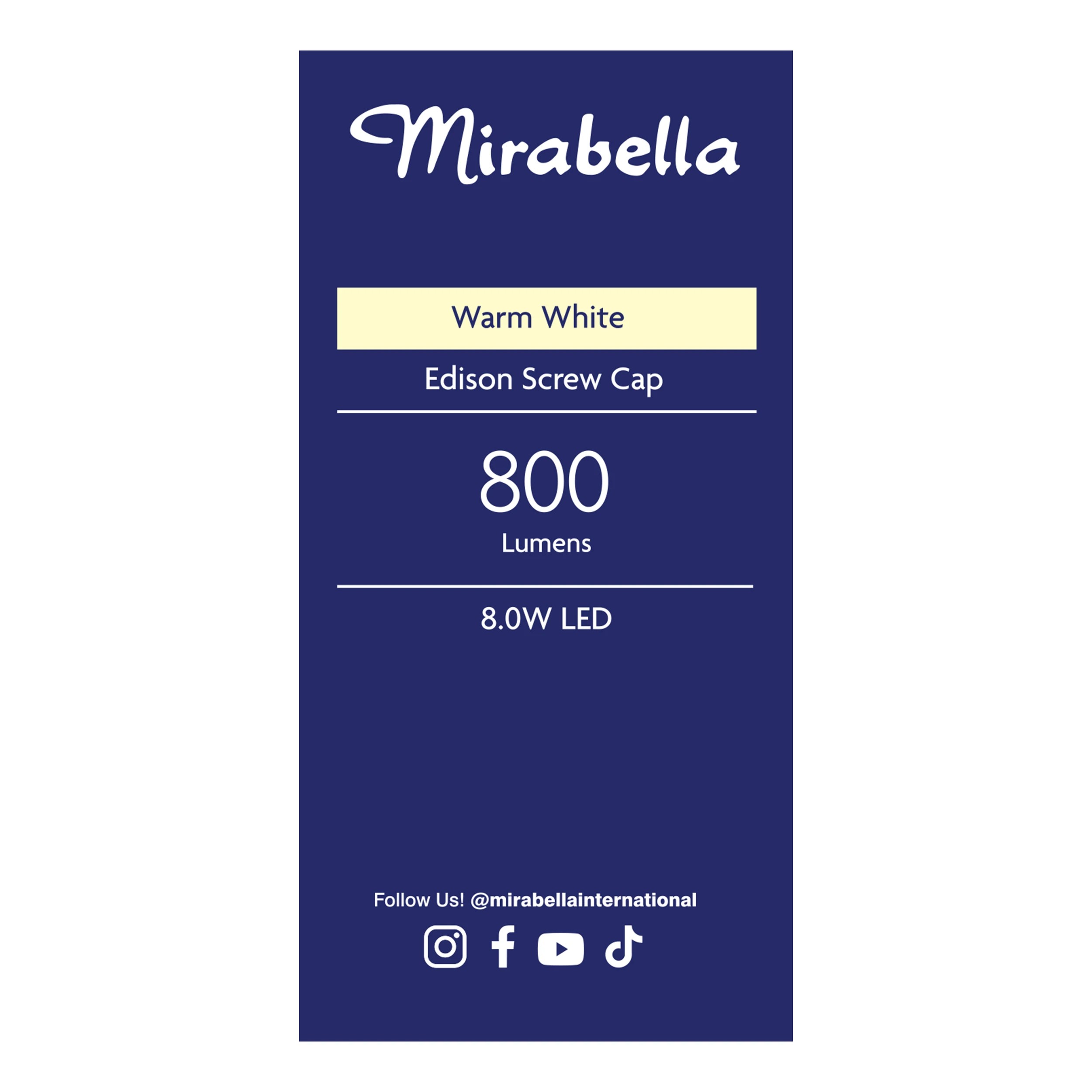 5 Mirabella 8W LED GLS Everyday Globe, 5 of 5