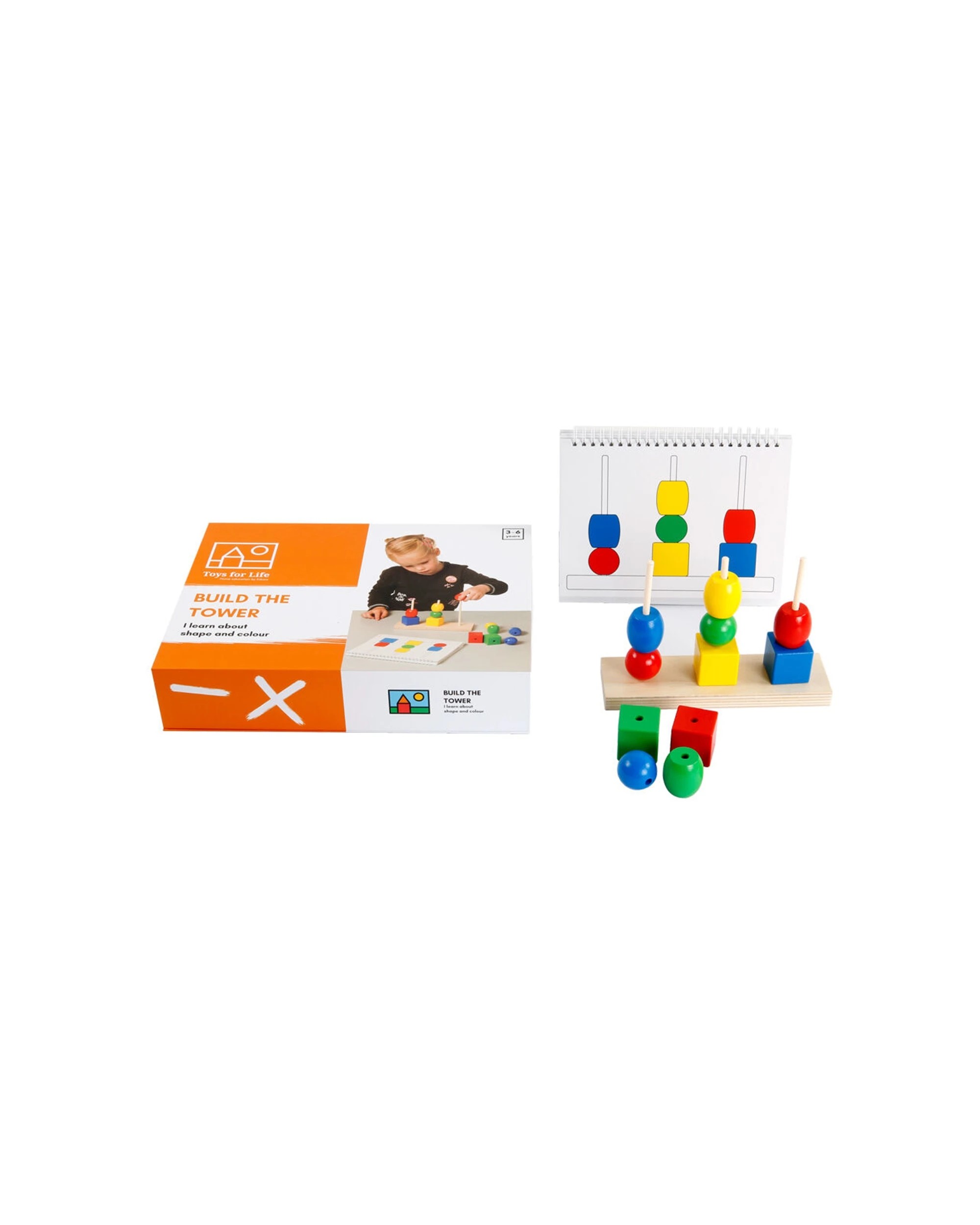 1 TFL Build The Tower 42Pc STEM Building Toy Educational Construction Blocks - Multi, 1 of 3