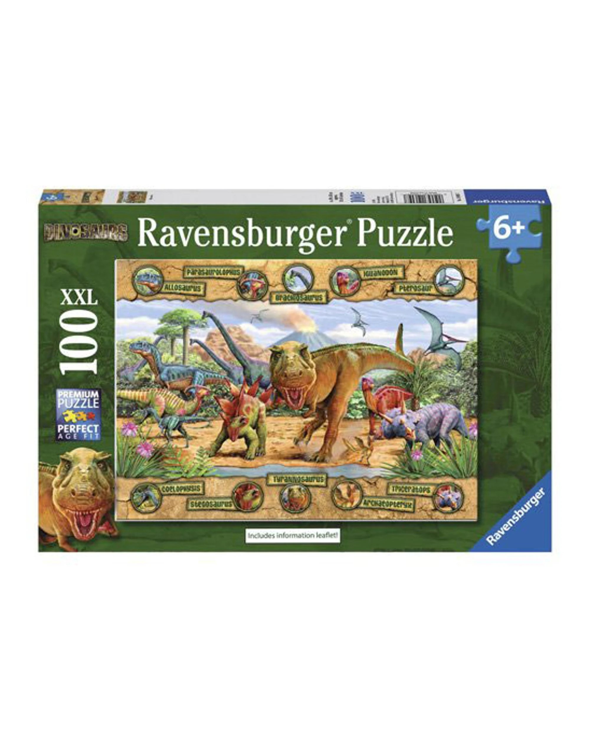 1 Ravensburger Dinosaurs 100 Piece XXL Jigsaw Puzzle, 1 of 1