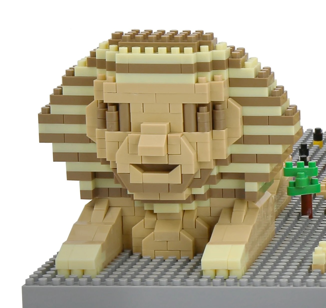 9 2155 Piece Mini Blocks Building Series: Sphinx Pyramid, 9 of 10