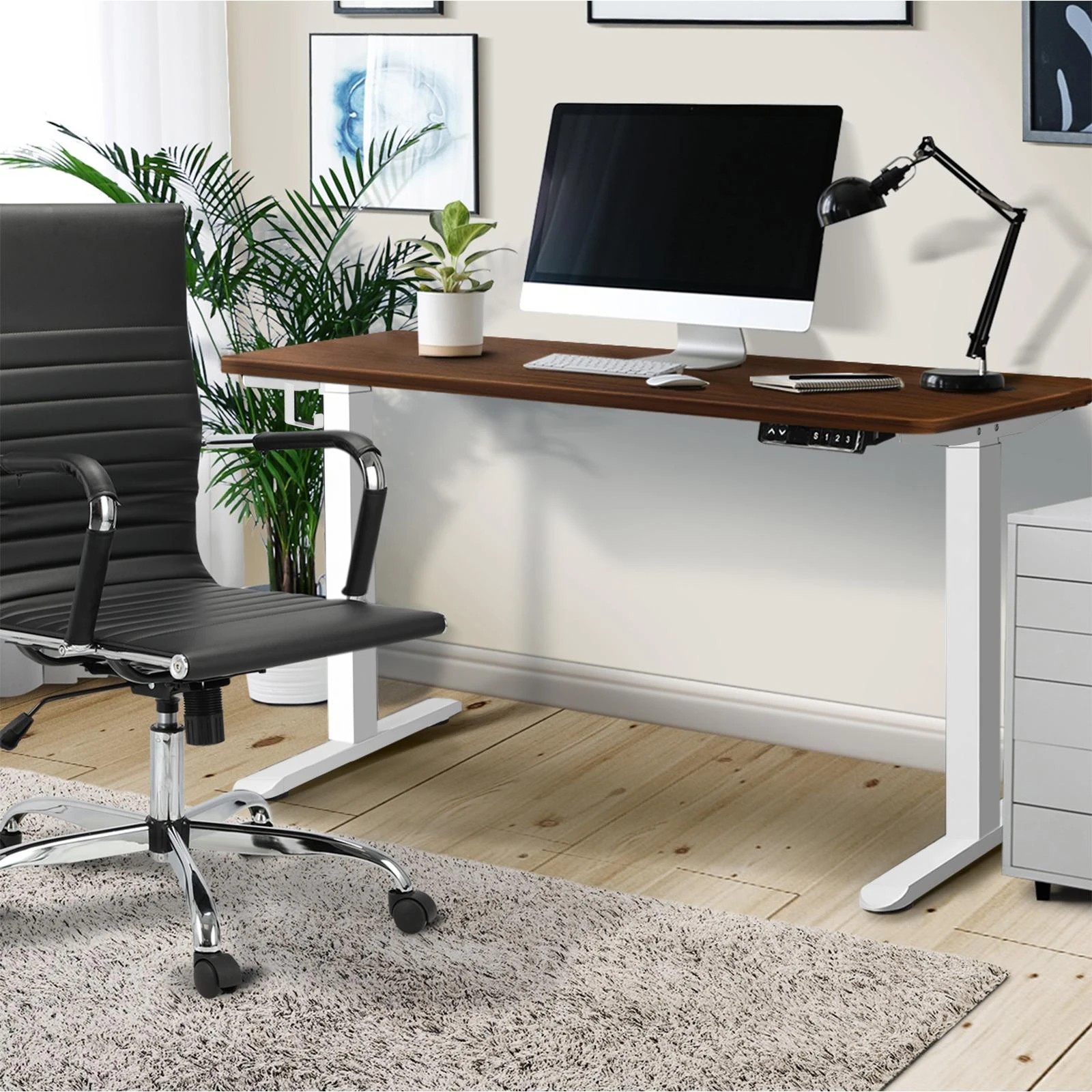 2 Oikiture 140cm Electric Standing Desk Single Motor
 - Multi, 2 of 4