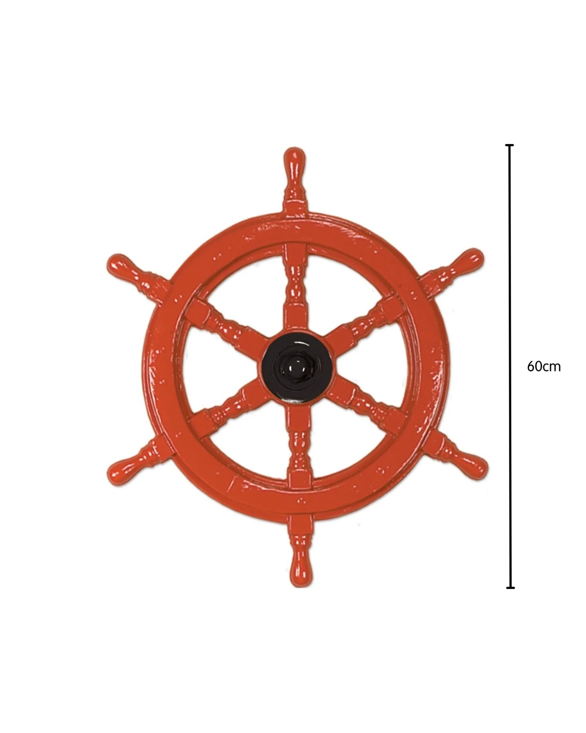 3 Beistle Ships Wheel Wall DecorationBrown - Brown, 3 of 4