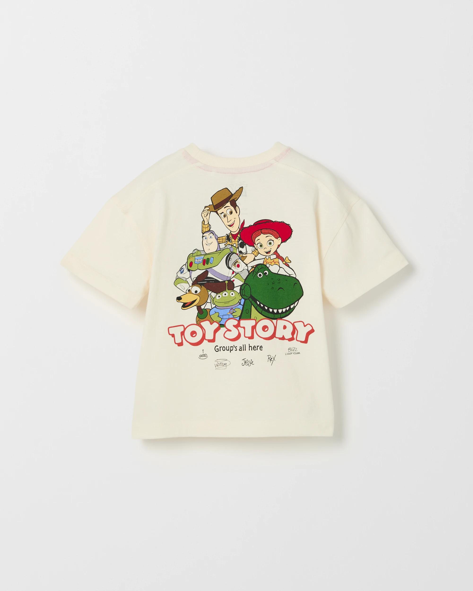 7 Disney Pixar Toy Story Australian Cotton Oversized T-Shirt OFF WHITE, 7 of 7
