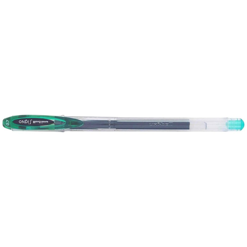 1 Uni-Ball Signo Fine Gel Pen 0.7mm Green, 1 of 1