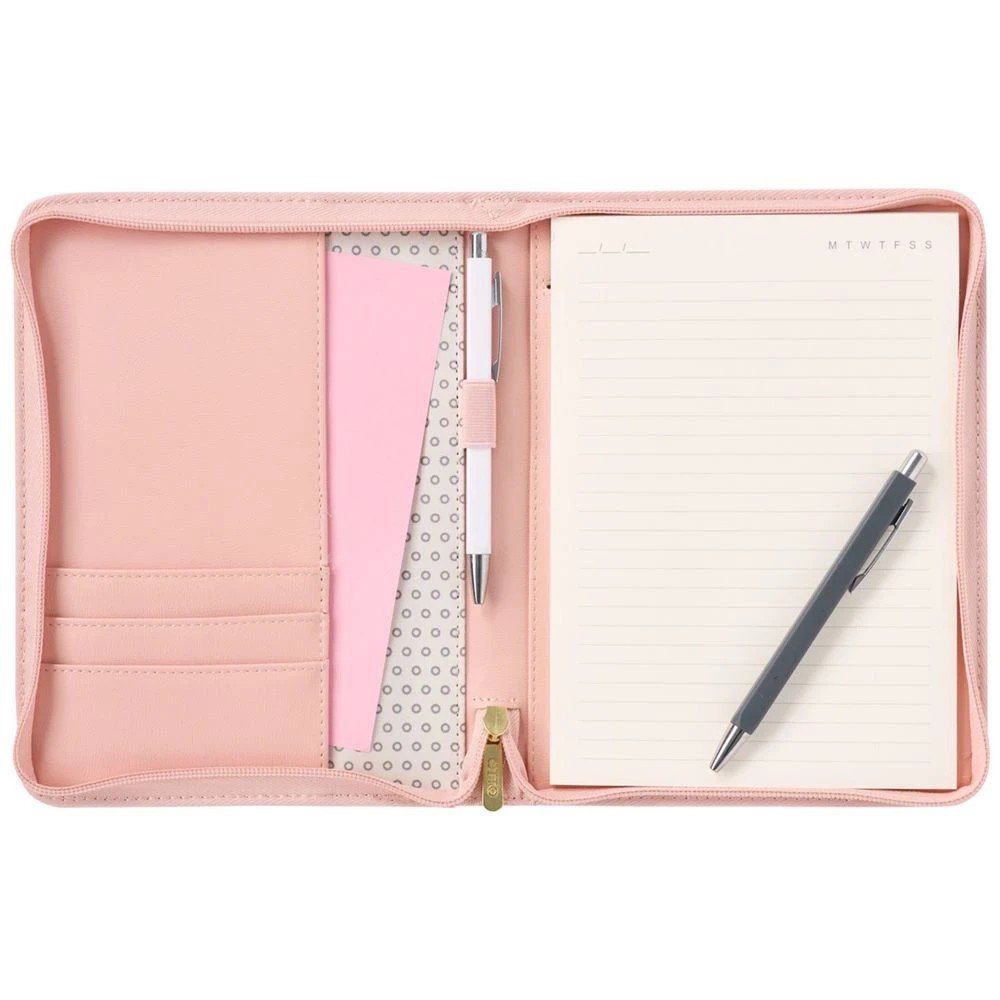 3 Otto A5 Zipper Compendium Pink, 3 of 3