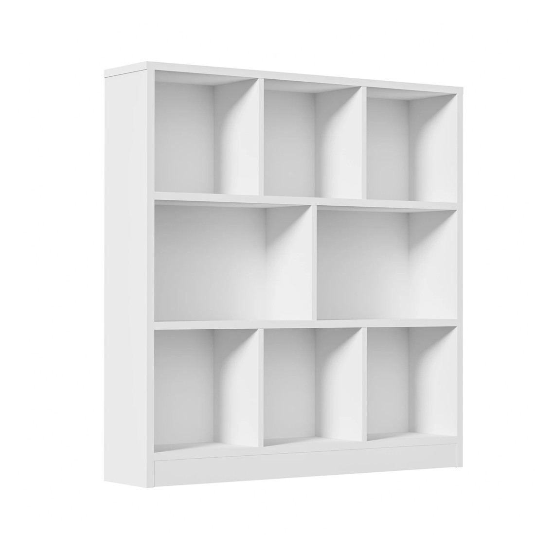 5 Oikiture Bookshelf Bookcase Display Shelves Unit Storage Organizer Stand
 - White, 5 of 9