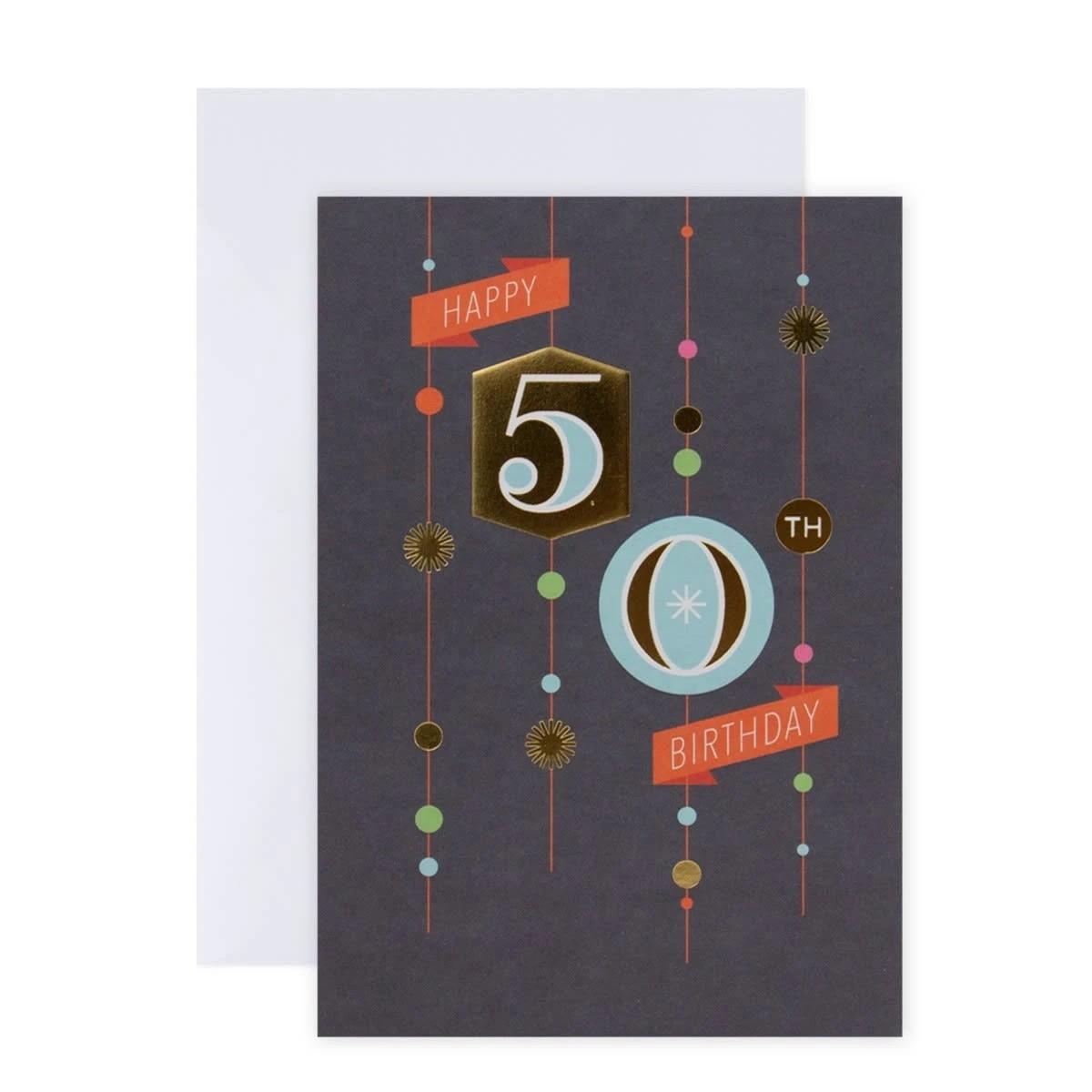 1 Connections from Hallmark 50th Birthday Card - Decorations & Celebrations, 1 of 3