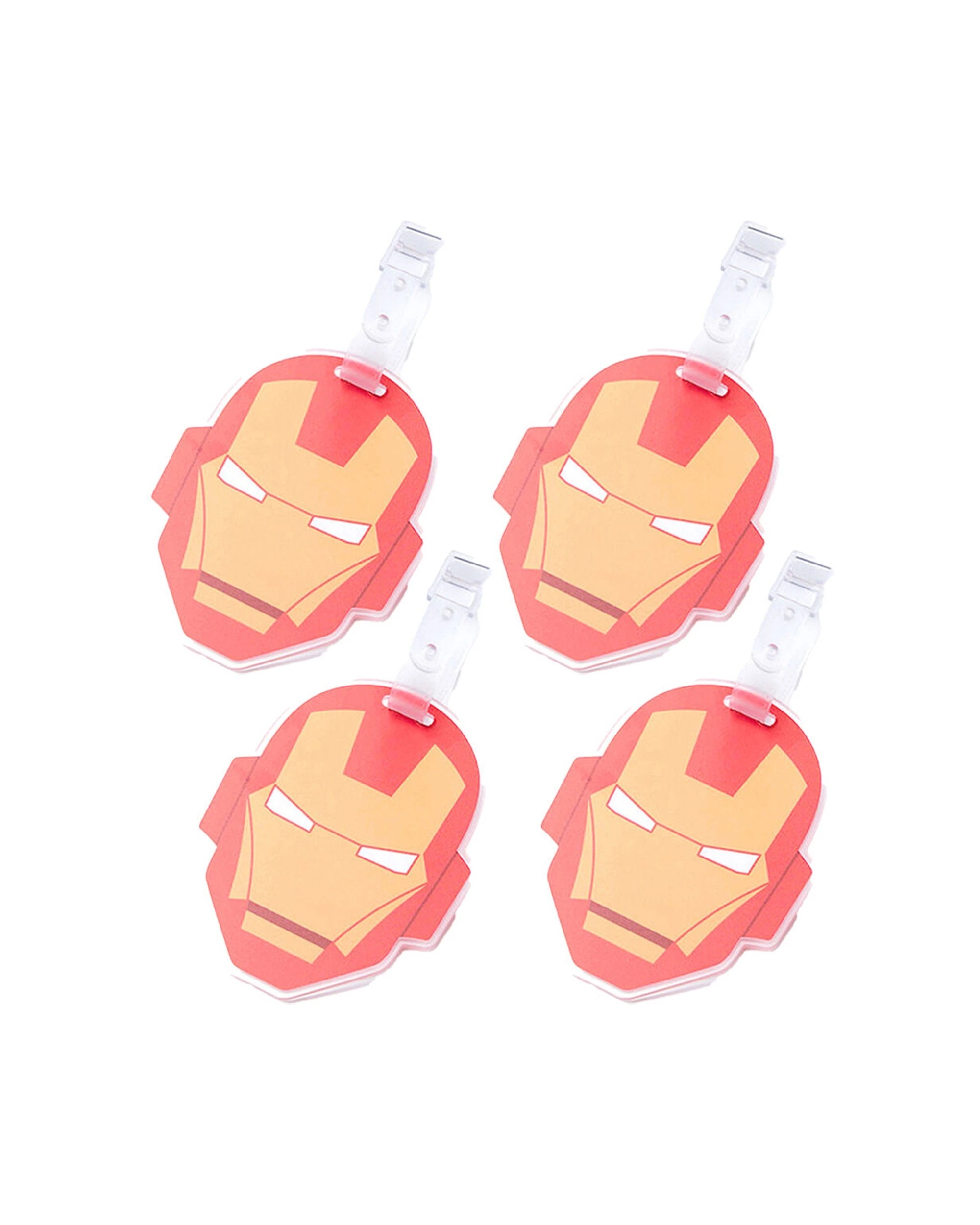 1 Disney 4Pk Luggage Tag Suitcase Identity Label Durable Design - Ironman - Multi, 1 of 3