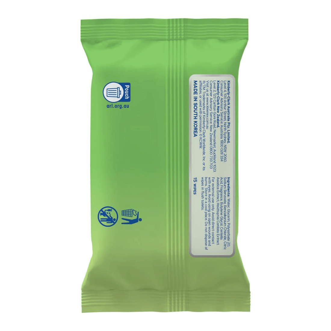 2 Kleenex Anti-bacterial Wipes 15 Wipe Pack, 2 of 4