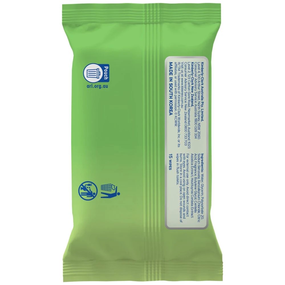 2 Kleenex Anti-bacterial Wipes 15 Wipe Pack, 2 of 4