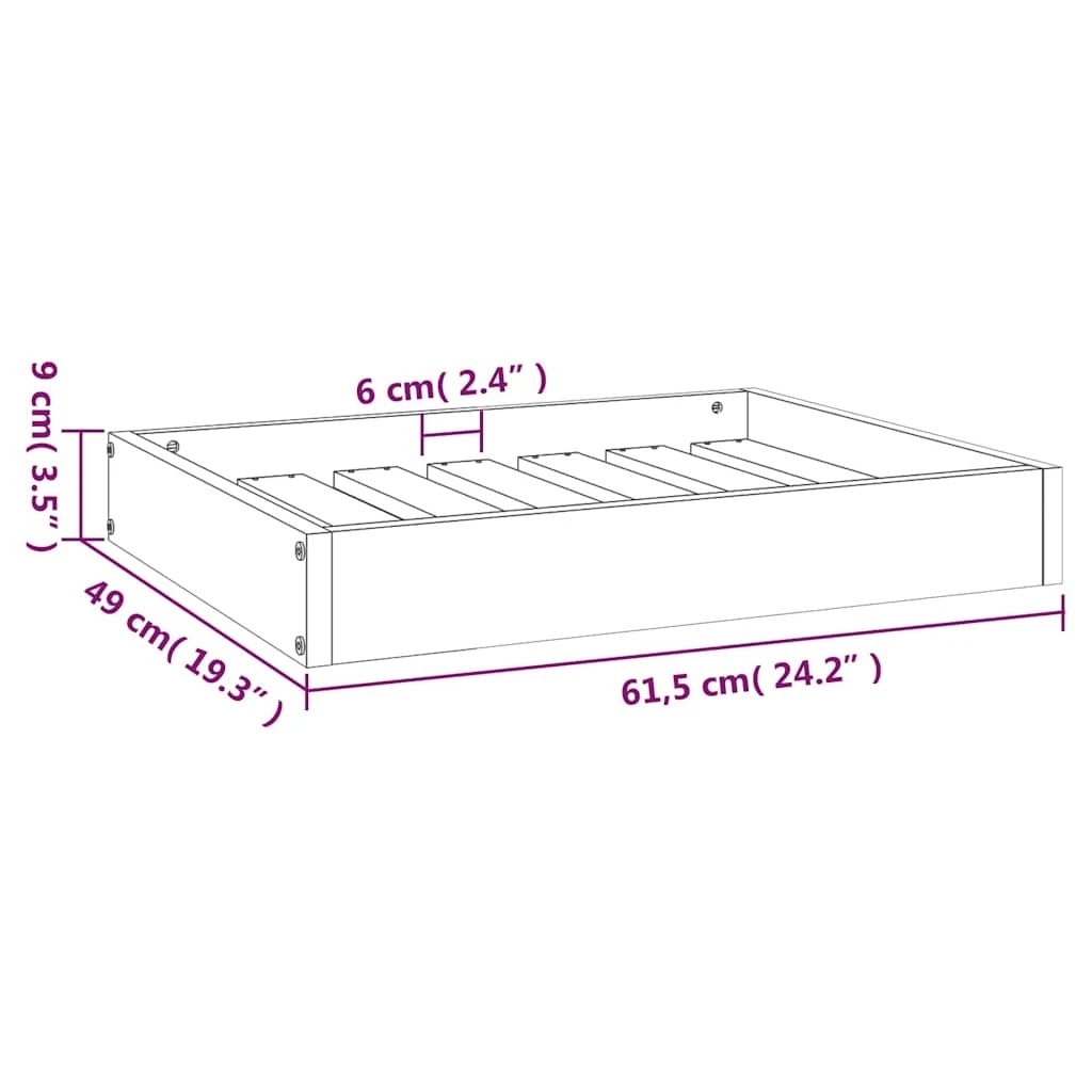 7 Vidaxl Dog Sofa - Brown, 7 of 7