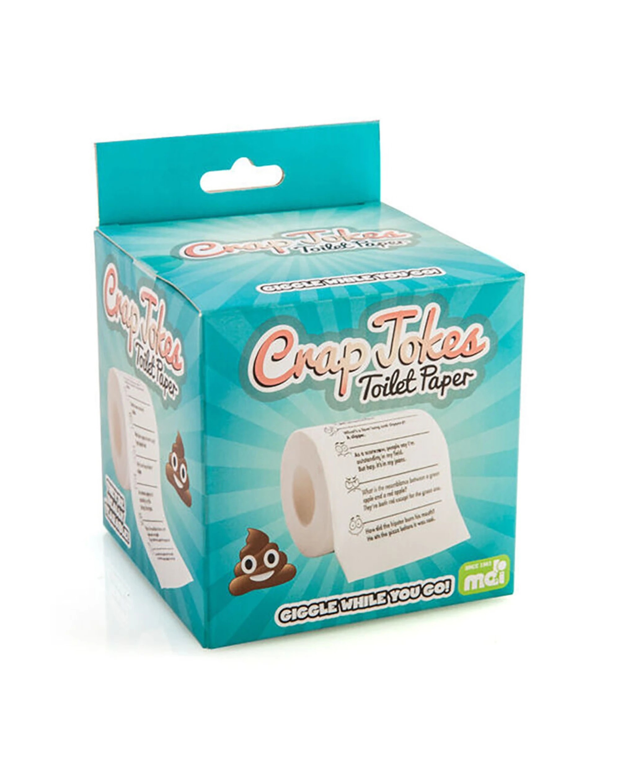 2 Koolface 4PK Toilet Bathroom Paper Tissue Roll Crap Jokes Printed 3ply - White, 2 of 7