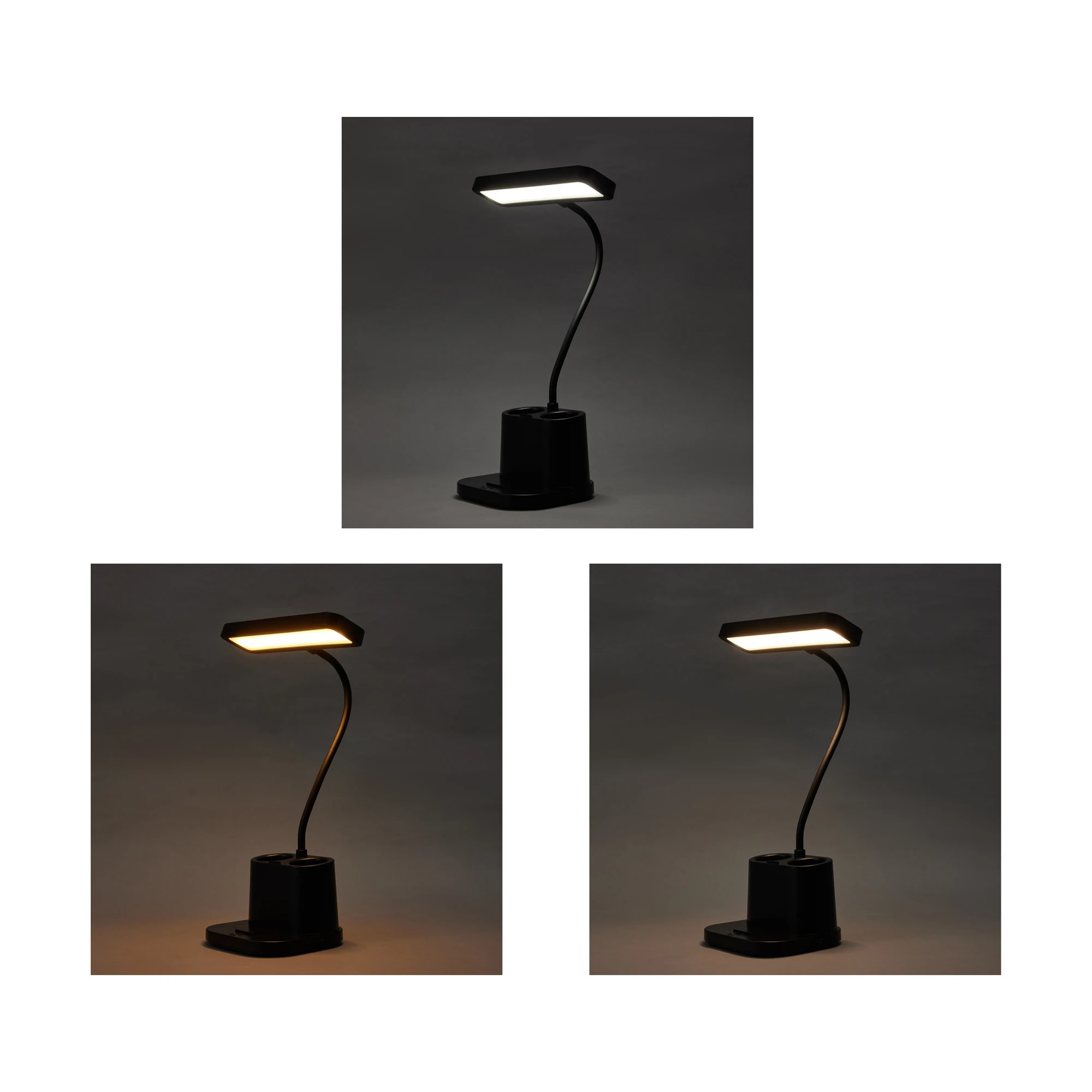 2 Rechargeable Desk Lamp Caddy - Black, 2 of 6