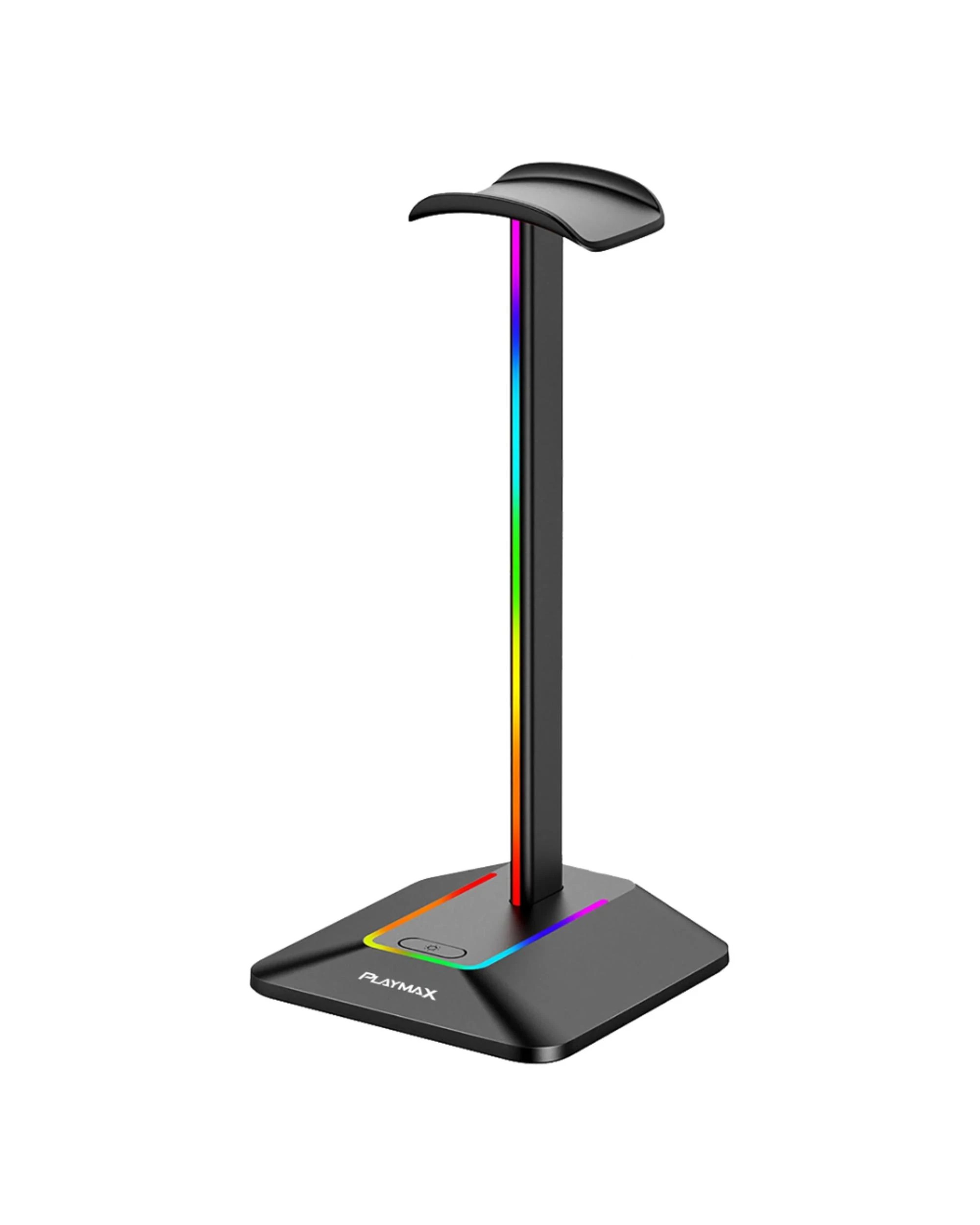 1 Playmax RGB Headset Stand - Black, 1 of 3