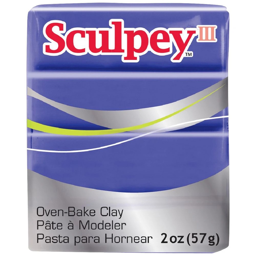 1 Sculpey III Modelling Clay Purple 57g, 1 of 3