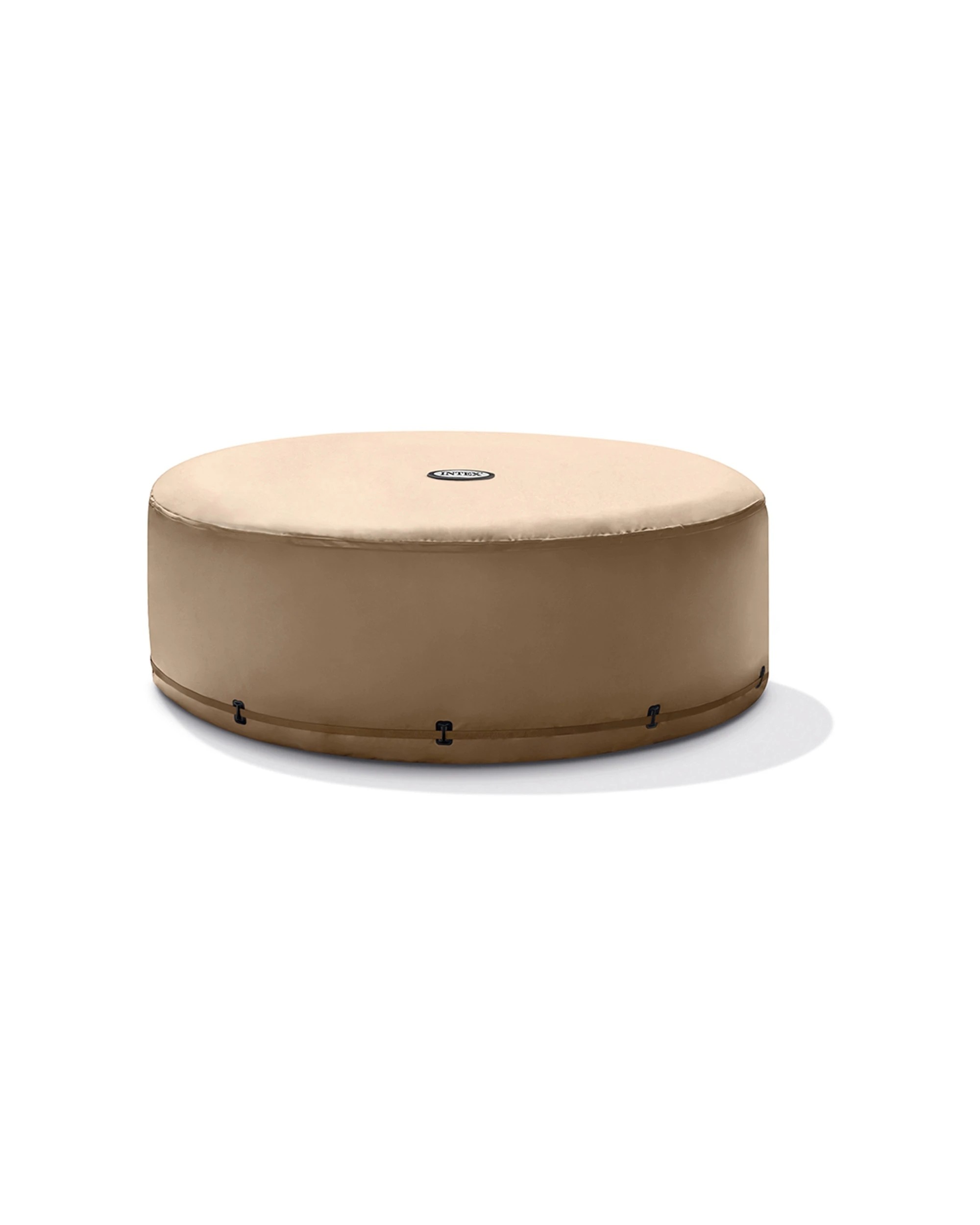 1 Intex Energy Efficient Cover For Inflatable Outdoor Spa - Beige, 1 of 7