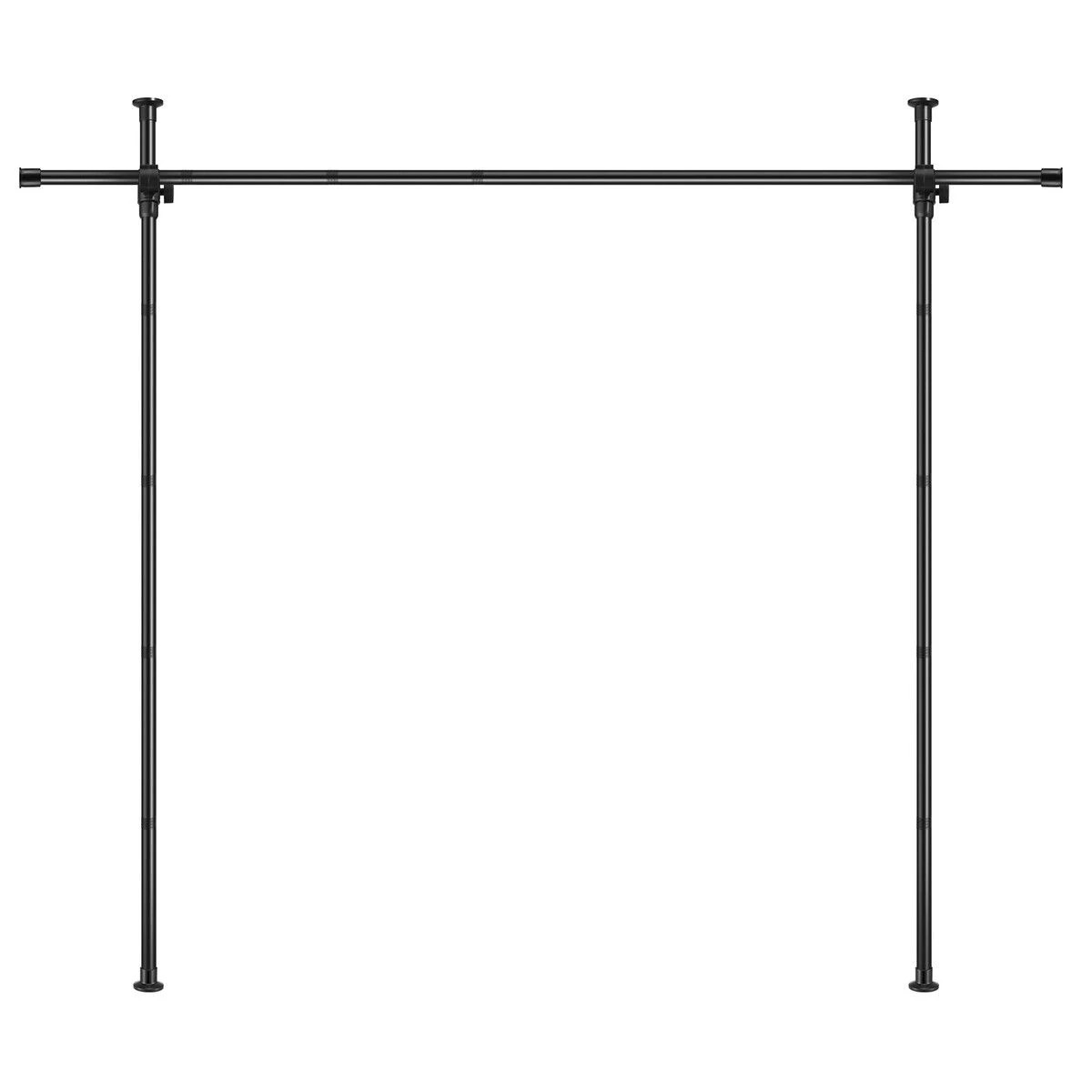 1 AUSWAY Room Divider Curtain Rod Separator No Drill Adjustable, 1 of 1