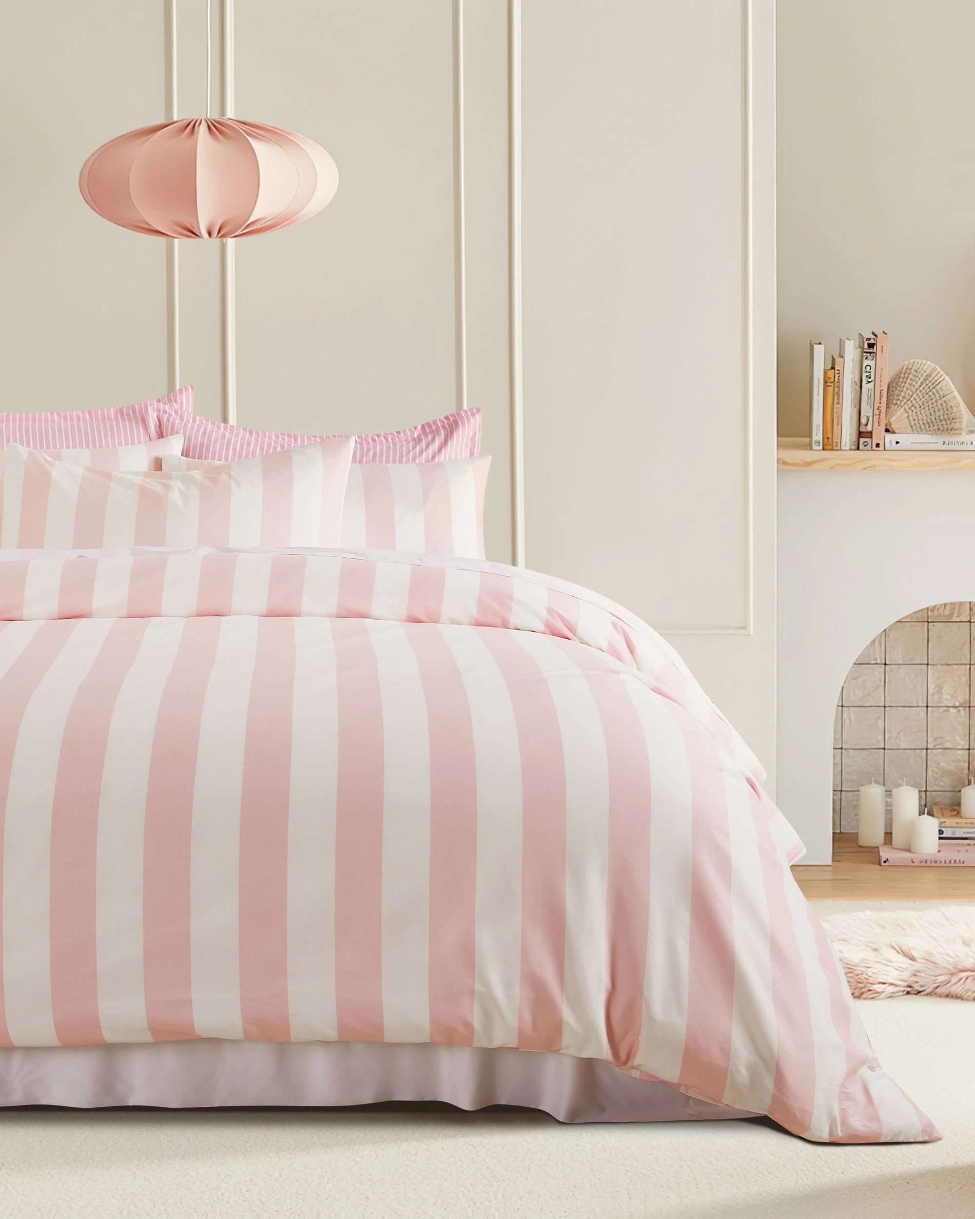 1 Gioia Casa Printed Cotton Reversible Quilt Cover Set - King Bed - Alice, 1 of 4