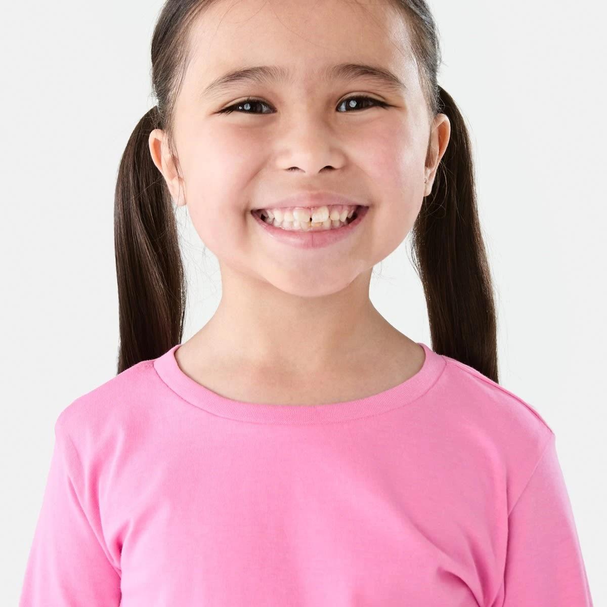 3 Long Sleeve Plain T-shirt Aurora Pnk, 3 of 8