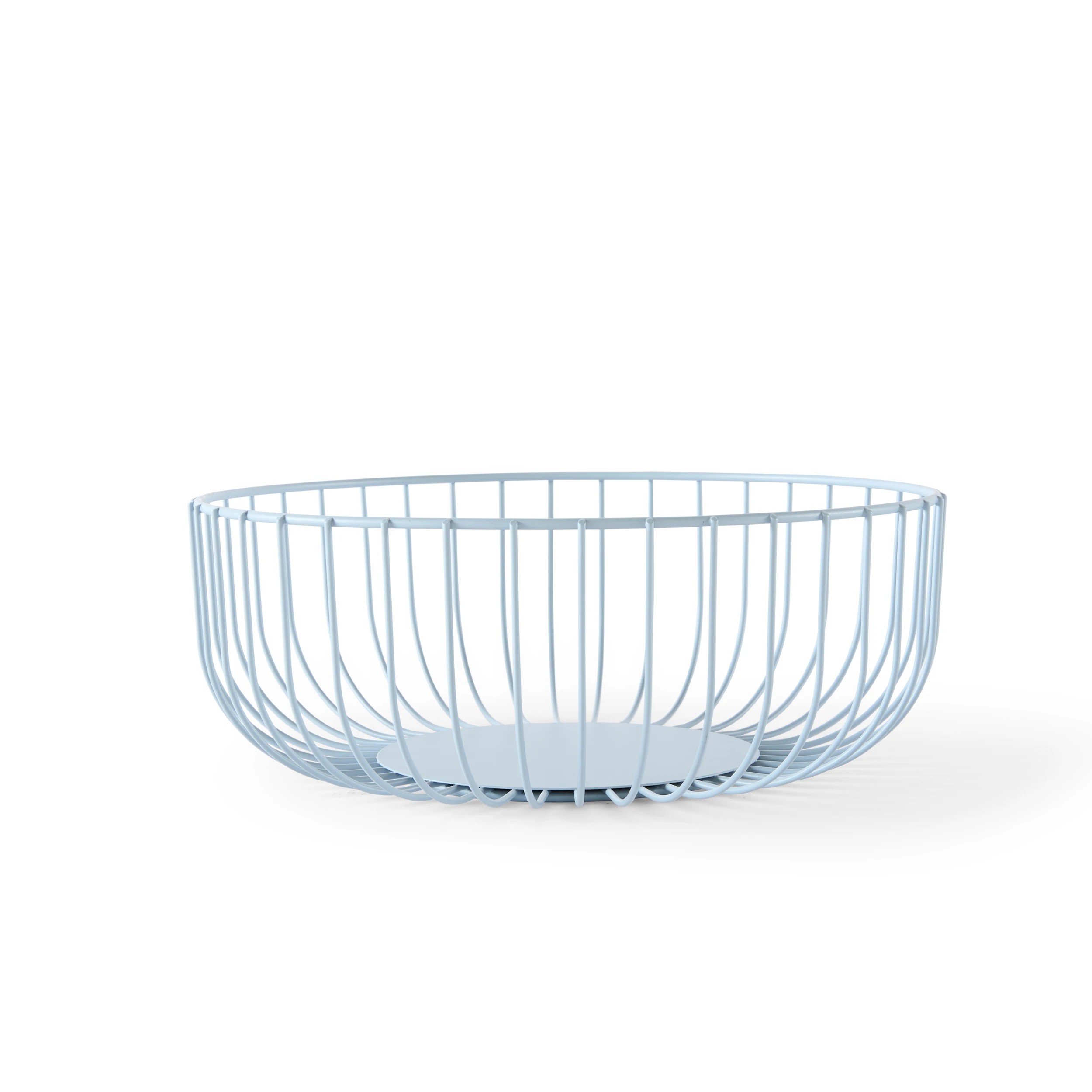 4 3 Piece Metal and Wood Fruit Bowl Set, 4 of 8