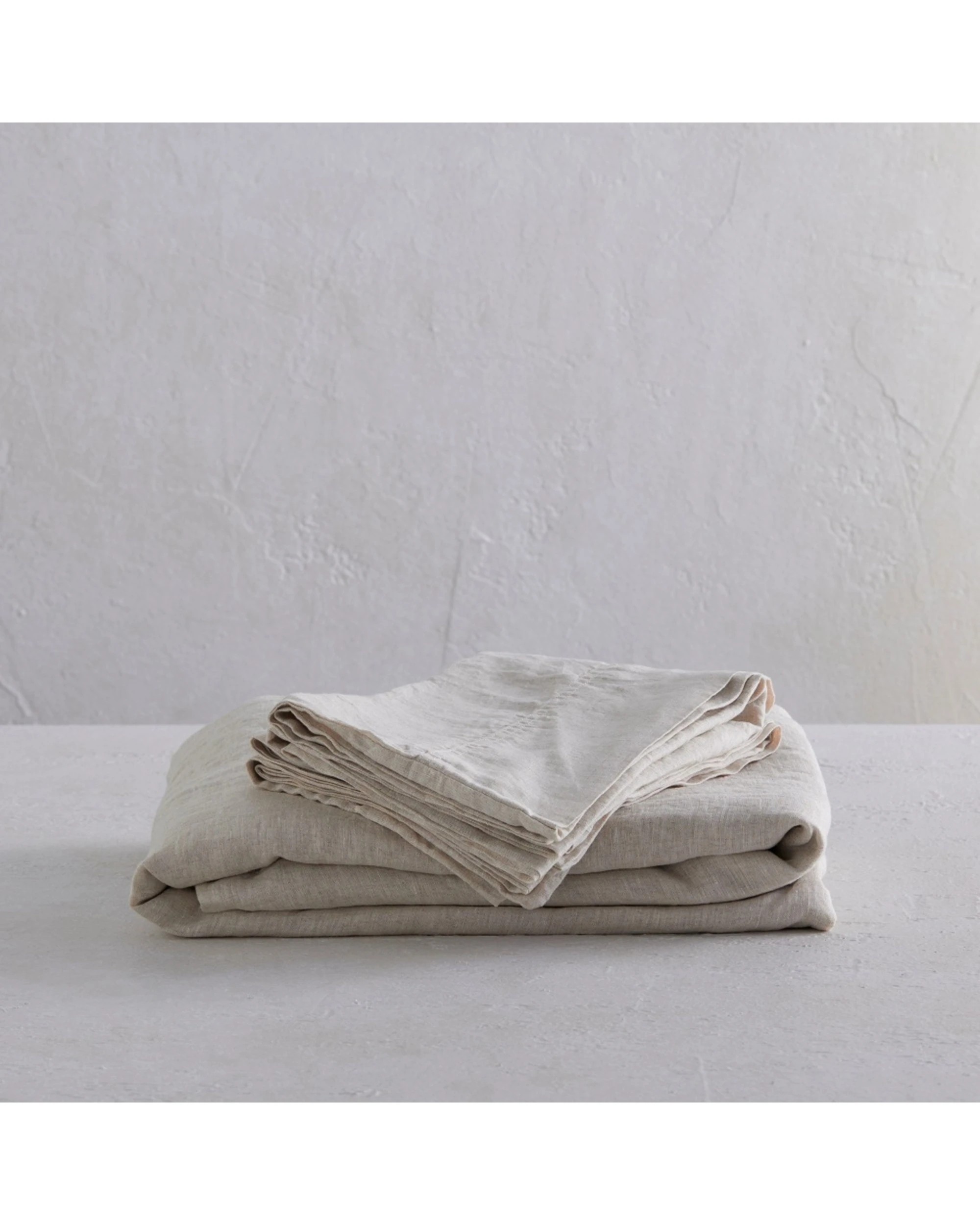 4 Bedding Co Quilt Cover Set 100% French Flax Linen - Single Bed - Natural, 4 of 5