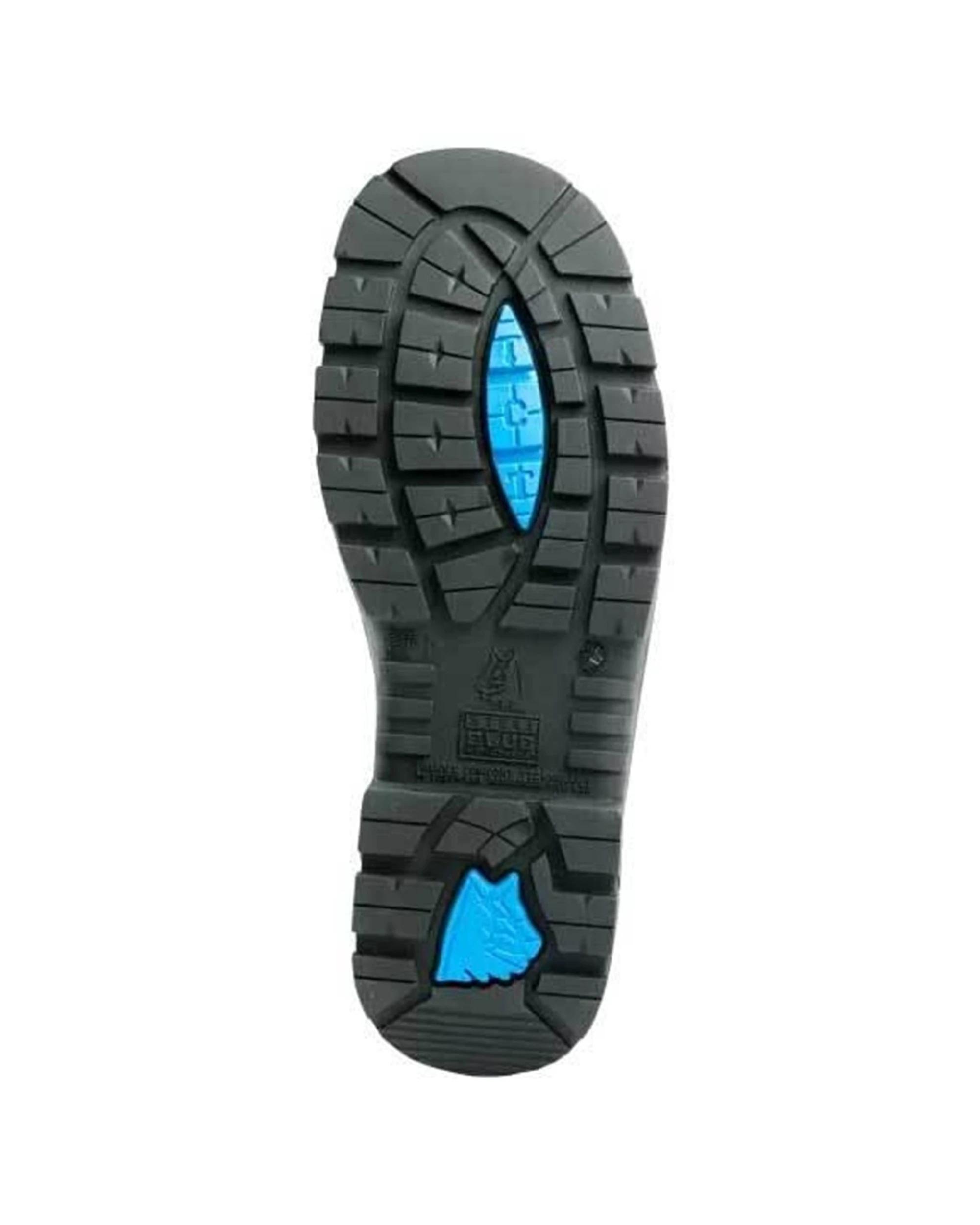 4 Steel Blue Argyle Zip Bump Cap Toe Work Boots 332152 BLACK, 4 of 4