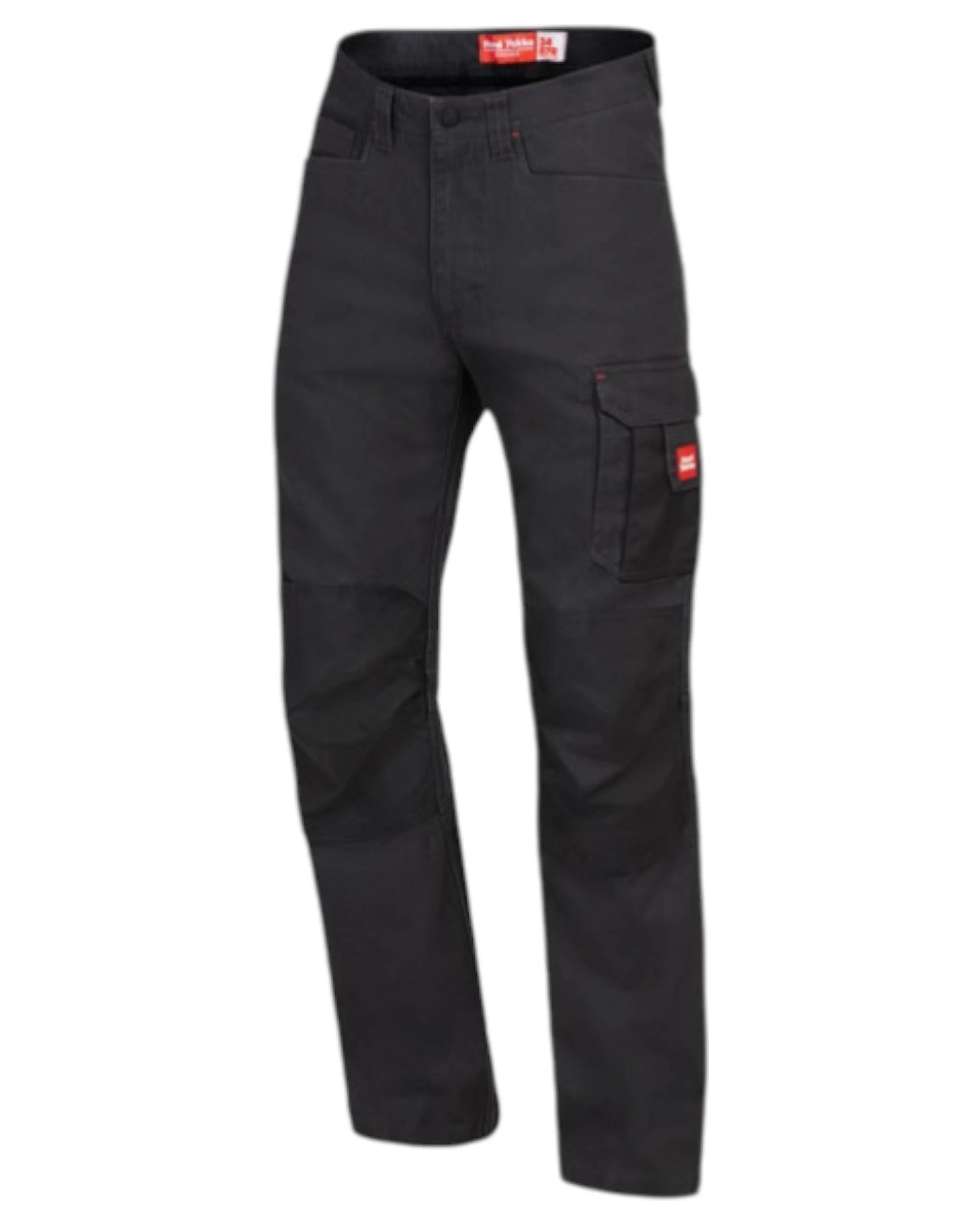 6 Hard Yakka Mens Legends Cargo Pant Workwear Charcoal Y02202 CHARCOAL, 6 of 7