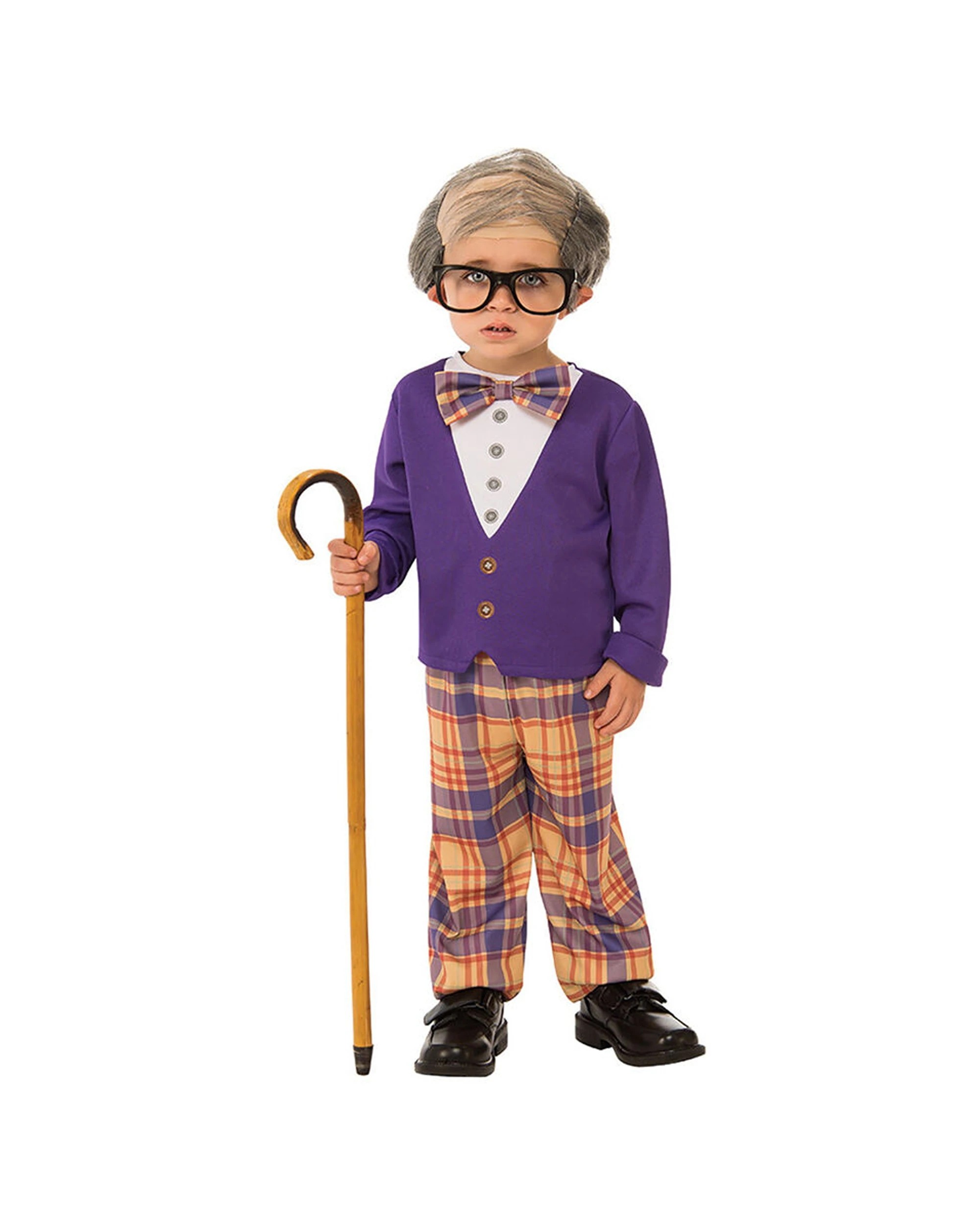 1 Rubies Little Old Man Kids Boys Dress Up Costume Party - Multi, 1 of 2