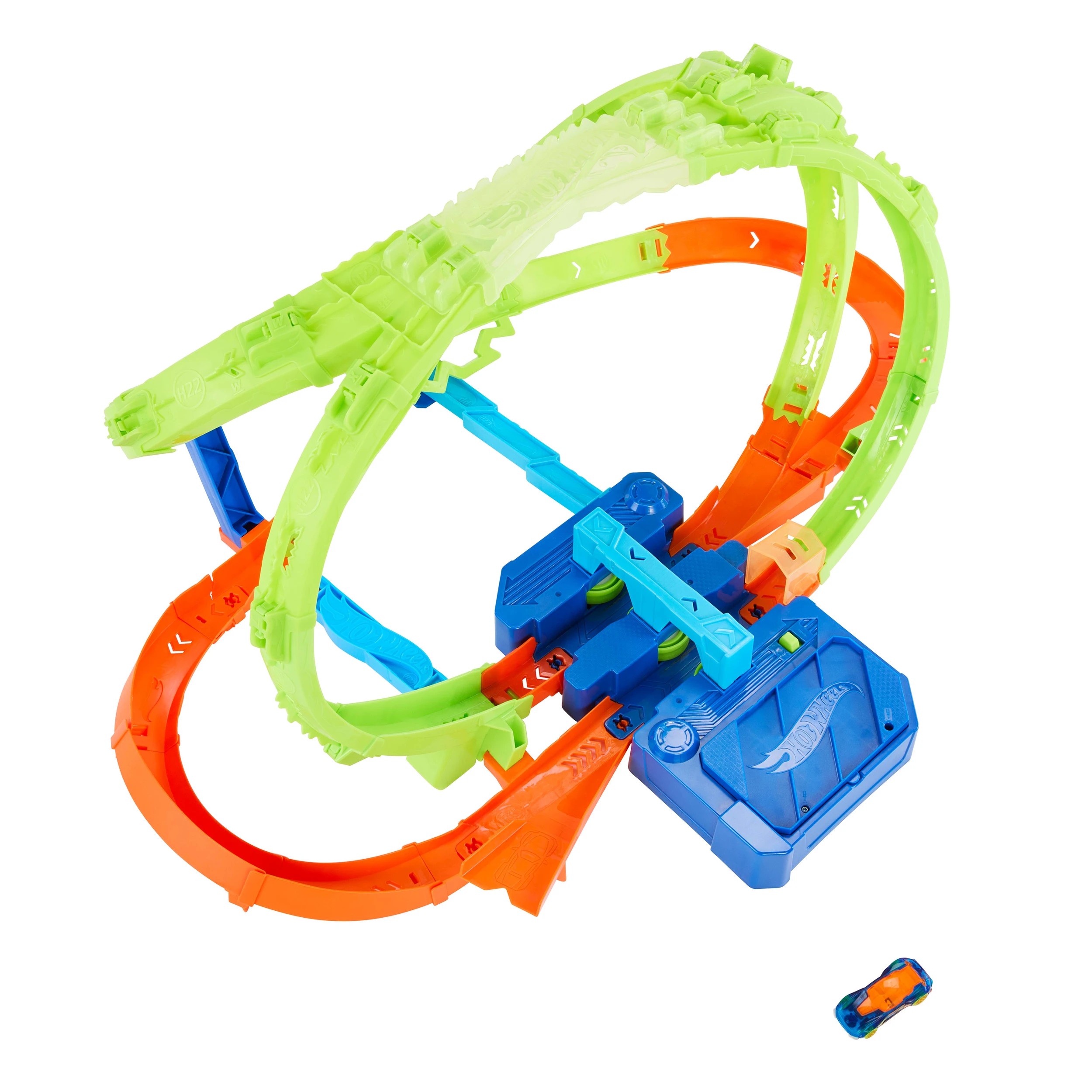 4 Hot Wheels Stunt Tracks Hypersphere Crash Playset, 4 of 5