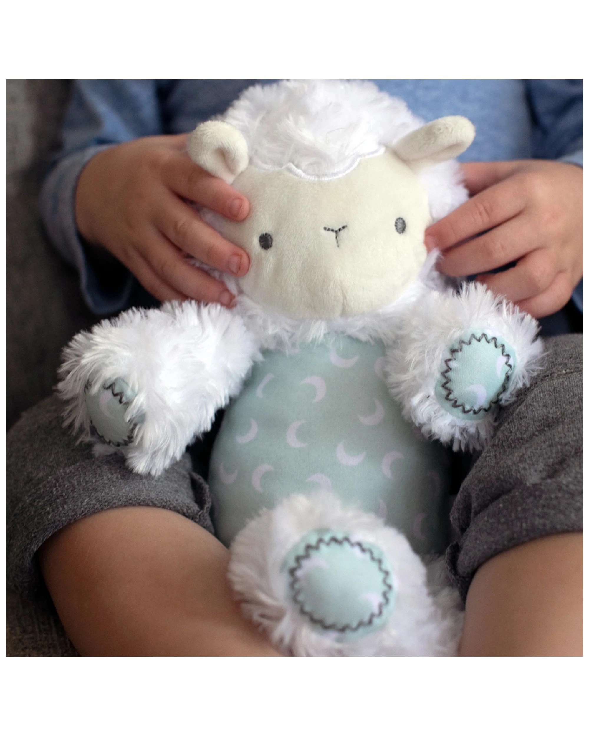 3 Ingenuity Sheppy Plush Soft Toy 30cm 3 Pack Comfort Lamb From Birth Cuddles - Multi, 3 of 4