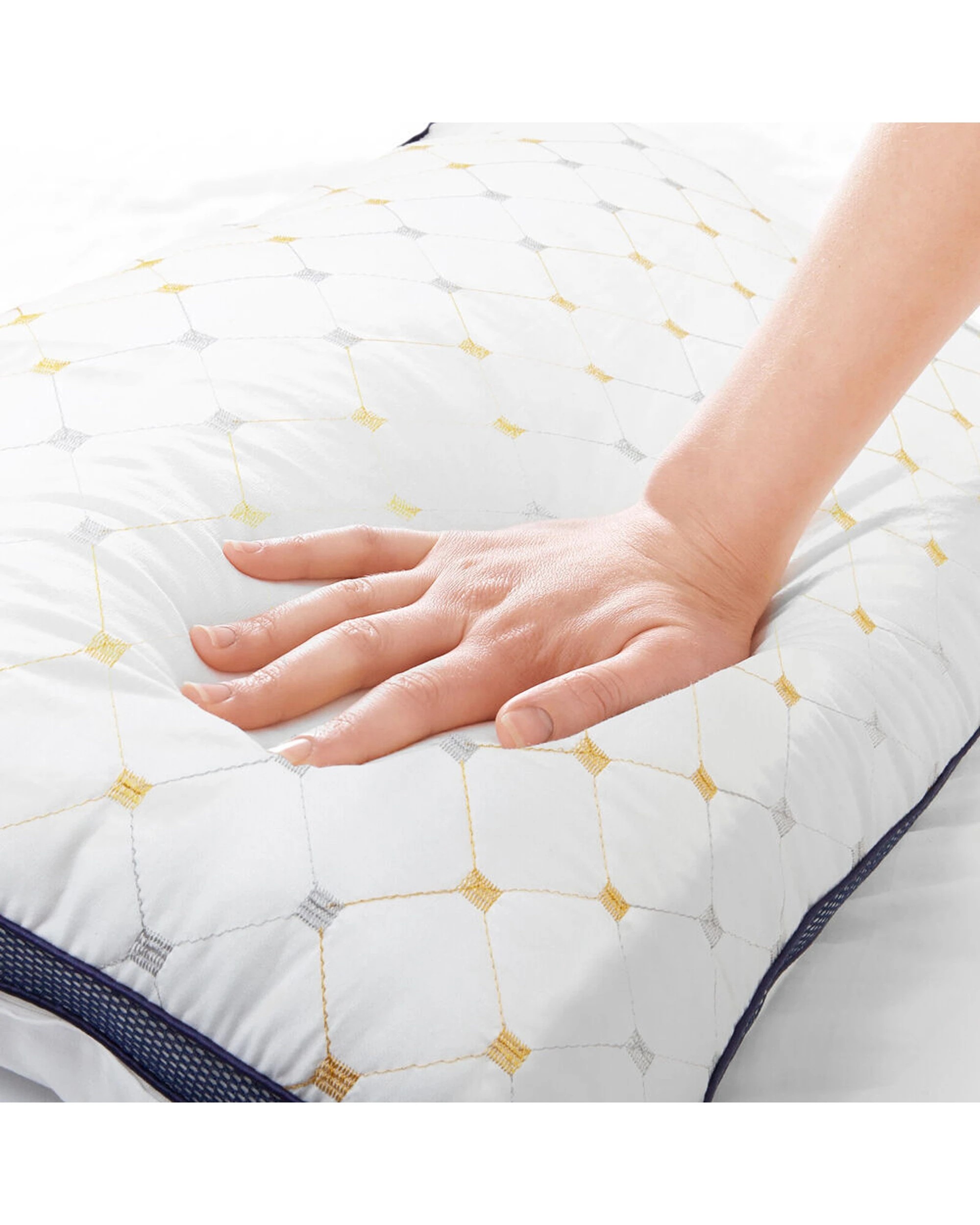 6 Royal Comfort 2x 2pc Luxury Chiro Comfort Air Mesh Pillow 50x75cm - Multi, 6 of 7