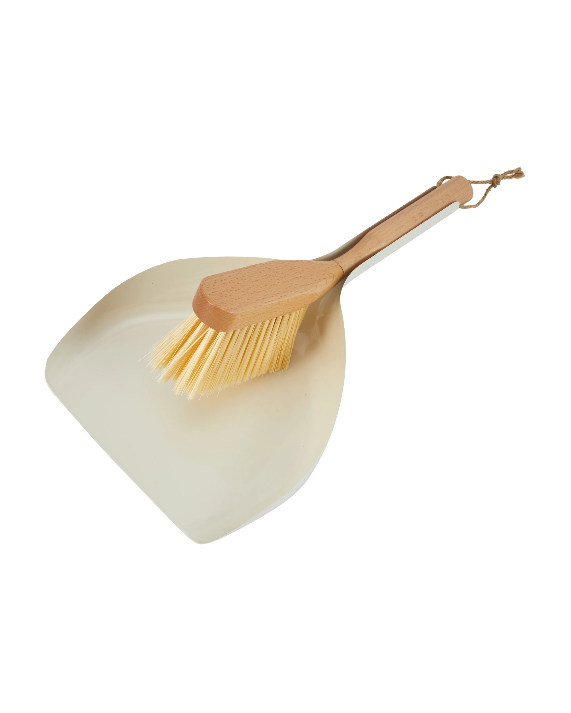 1 Metal and Wood Dustpan and Brush, 1 of 5