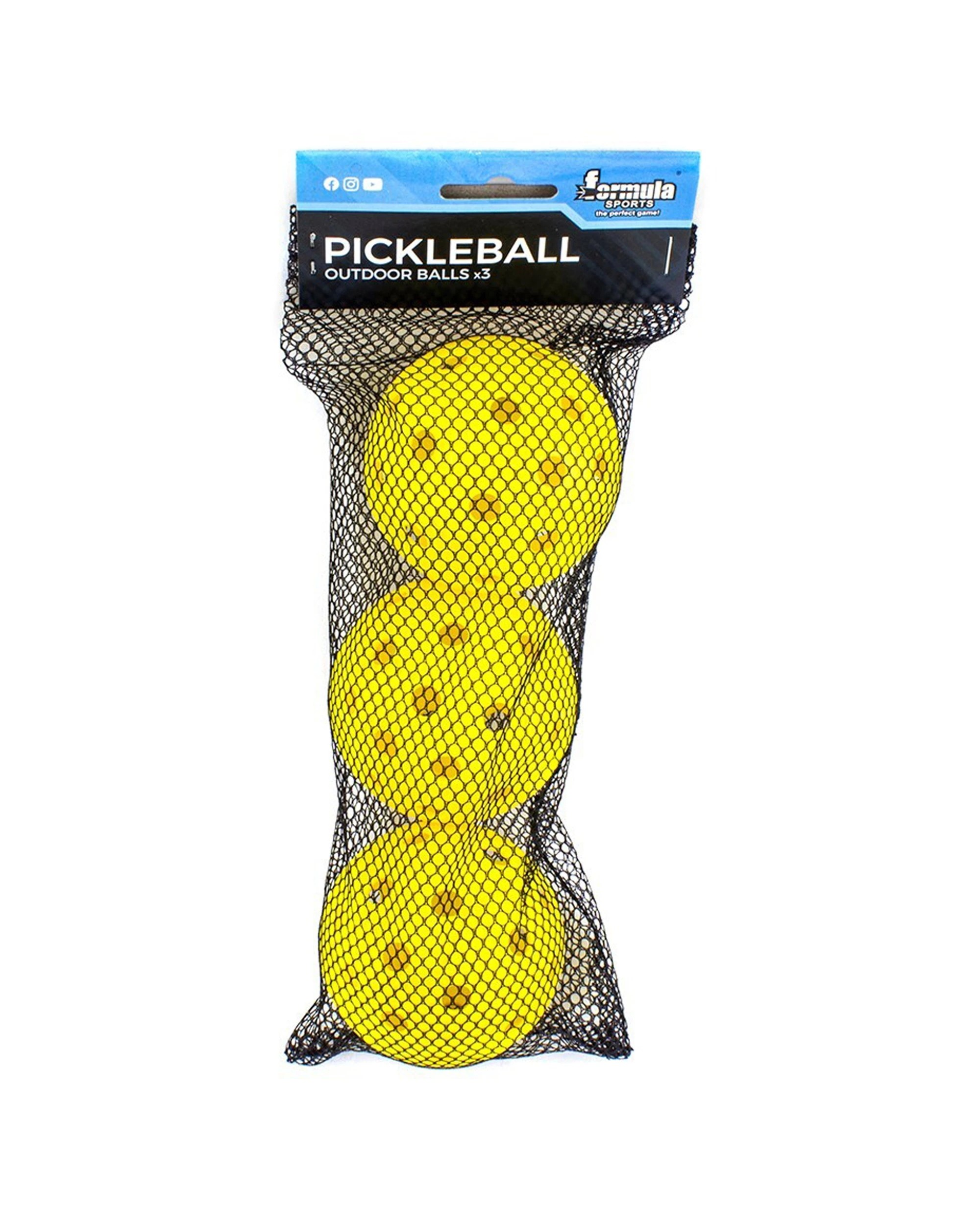 2 Formula Sports 2x 3pc Pickleball Outdoor Balls Pack - Yellow, 2 of 2