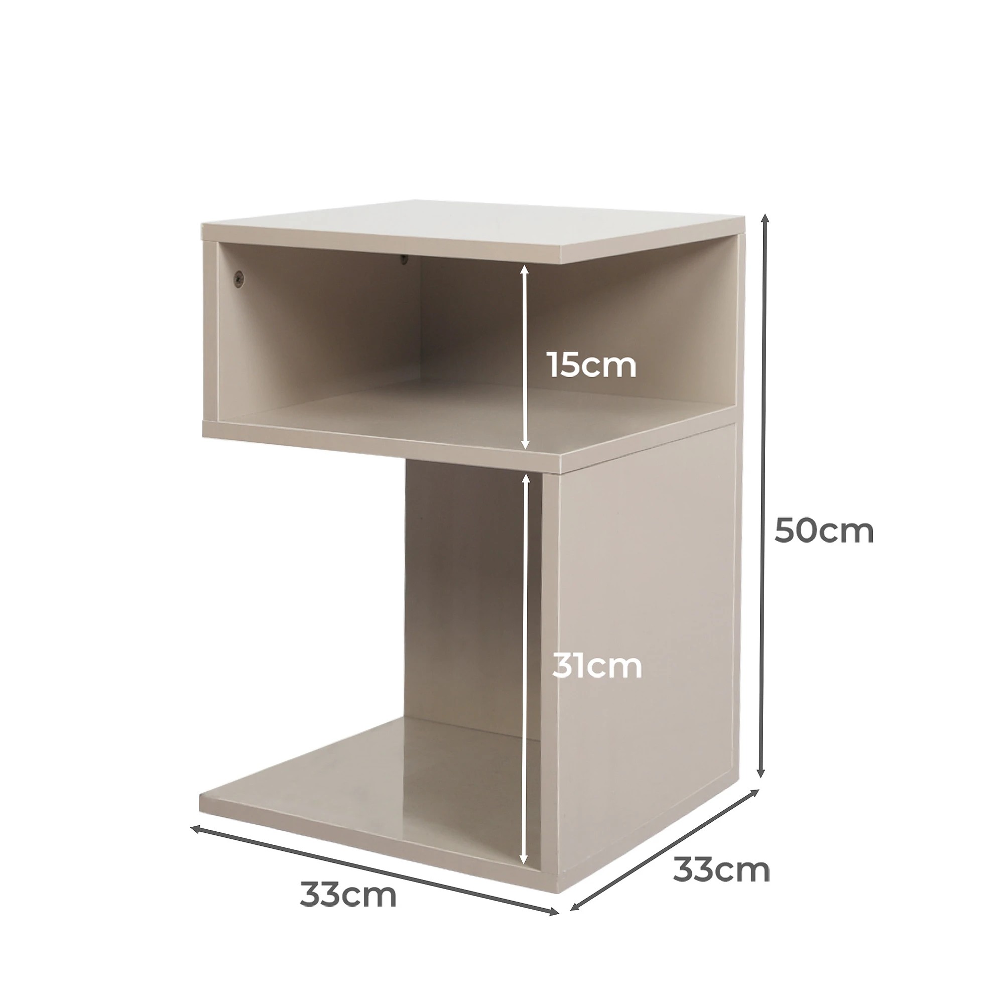 3 Levede Bedside Tables Drawers Side Table Wood Nightstand Storage Cabinet Bedroom, 3 of 9