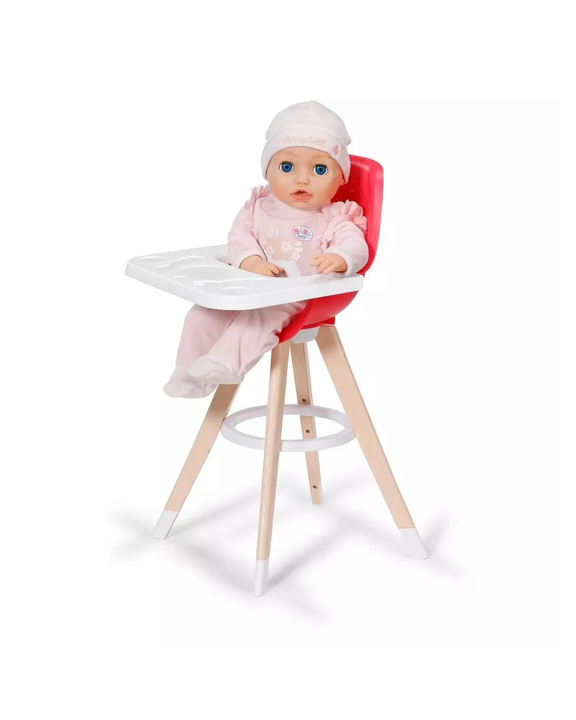 4 Baby Born High Chair - Red, 4 of 9