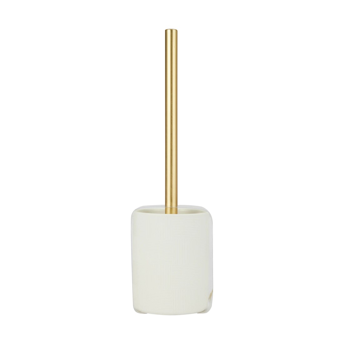 6 Check Toilet Brush - White, 6 of 6