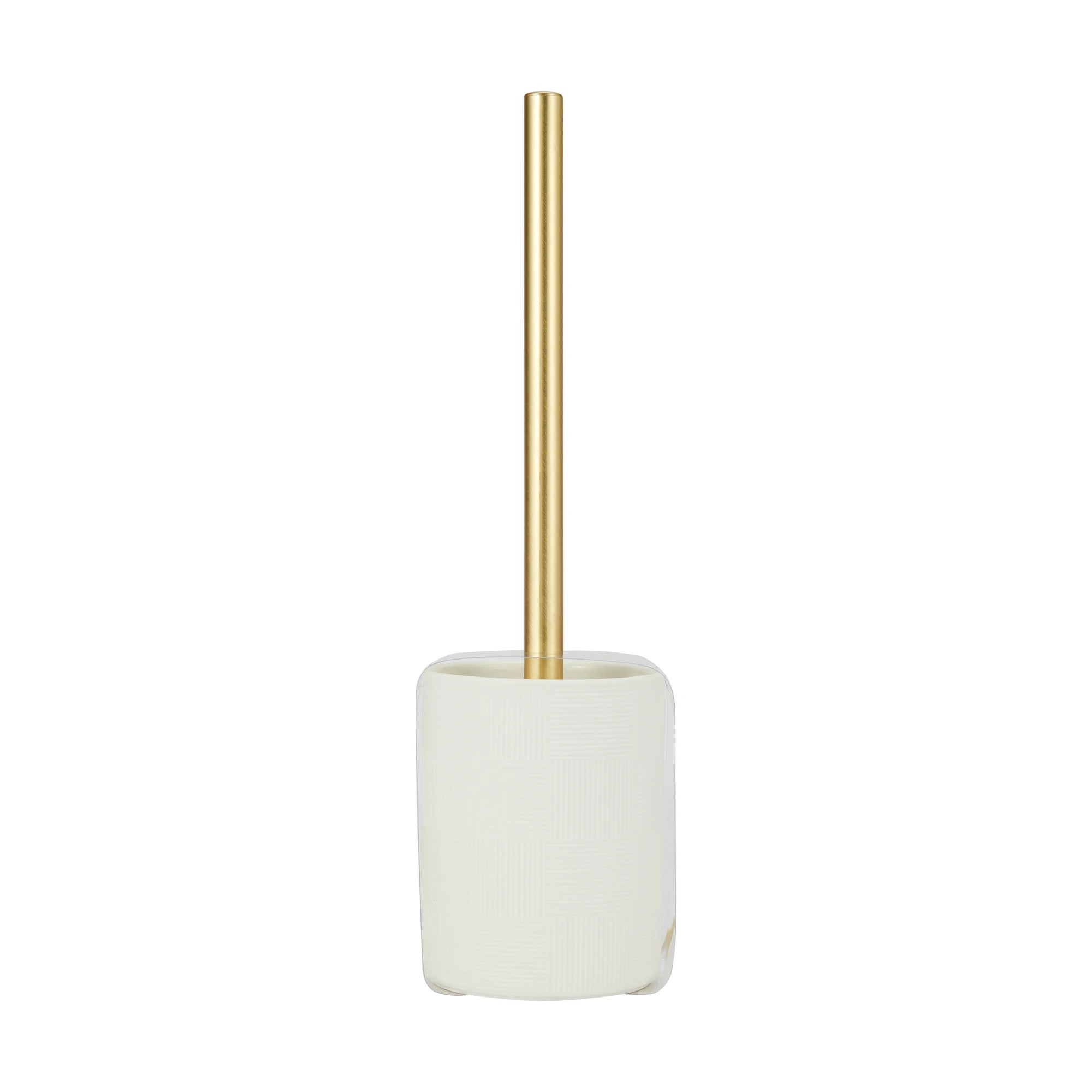 6 Check Toilet Brush - White, 6 of 6