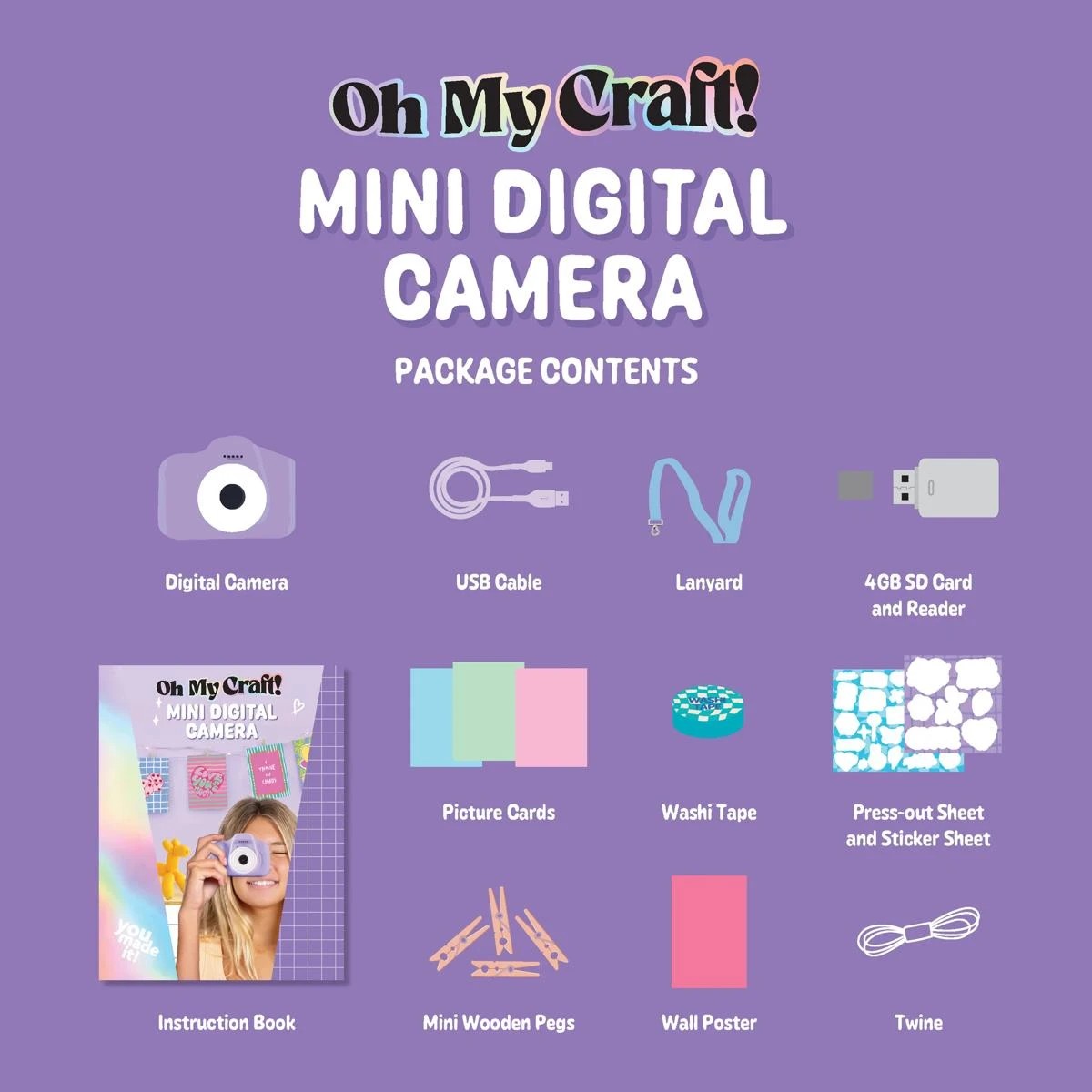 5 Oh My Craft! Mini Digital Camera Kit, 5 of 8