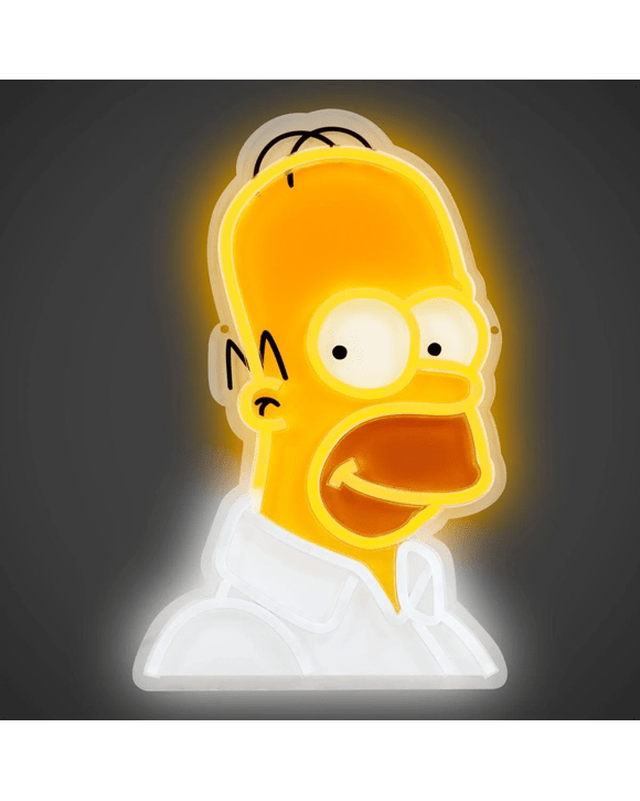Homer Head Neon Light