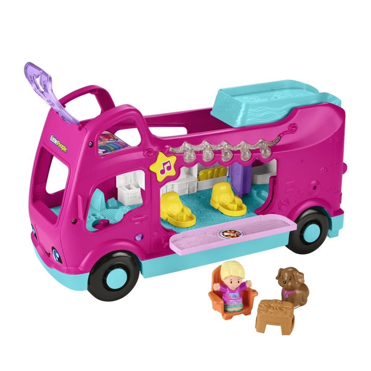 3 Fisher-Price Barbie Little People Little Dream Camper Playset, 3 of 7