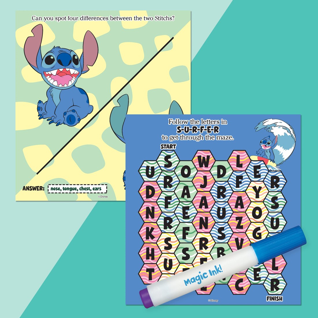 3 INKredibles Disney Lilo & Stitch Mess Free Magic Ink Pictures! - Book, 3 of 5