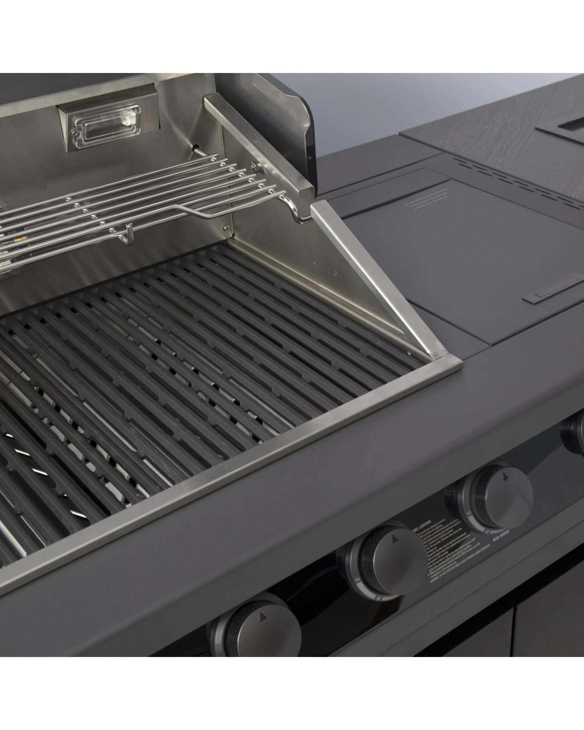 8 Gasmate Galaxy Gen 2 6 Burner Built-In BBQ Propane With Side Burners - Black, 8 of 9
