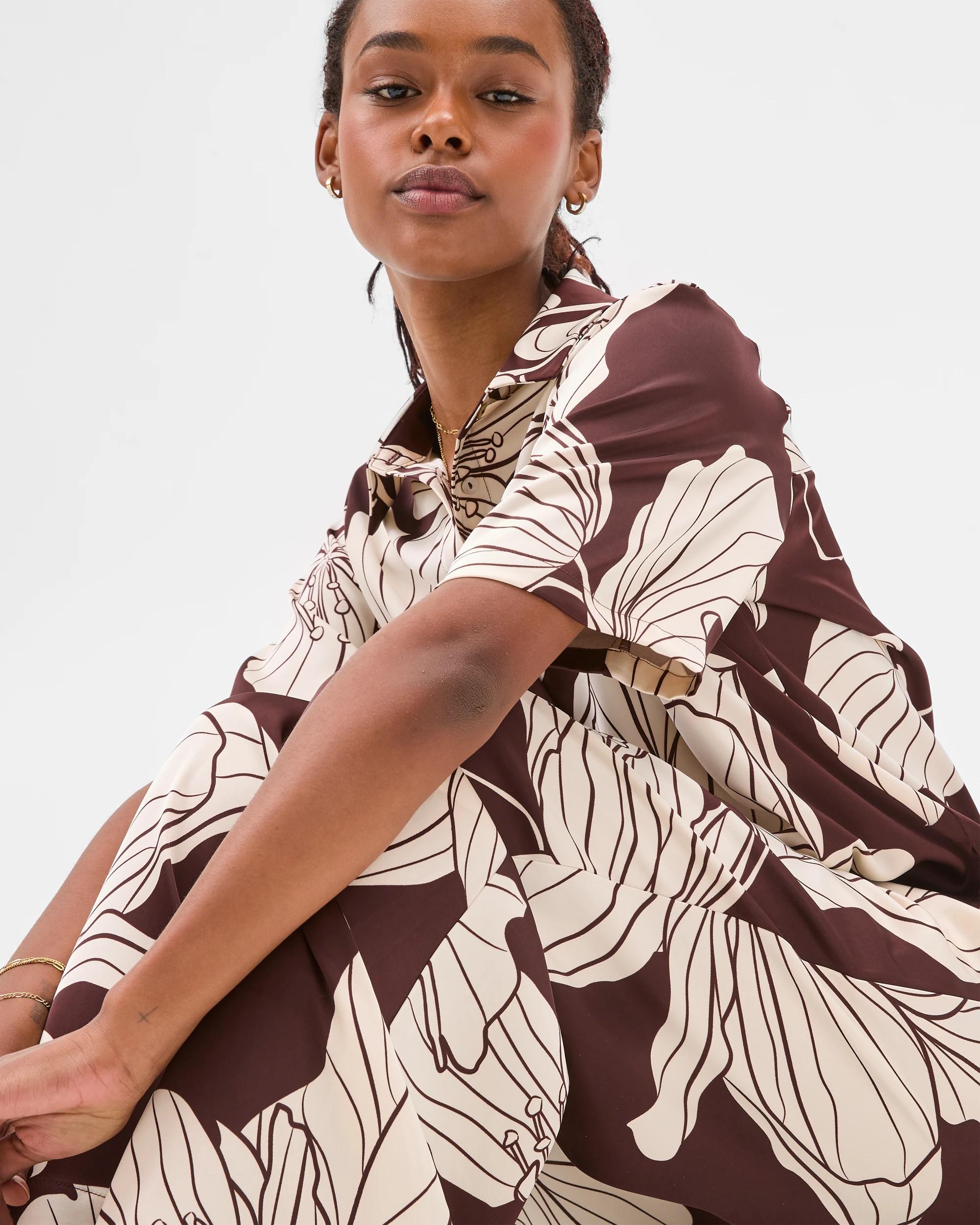 3 Target Petites Satin Pants FLORAL PRINT, 3 of 6